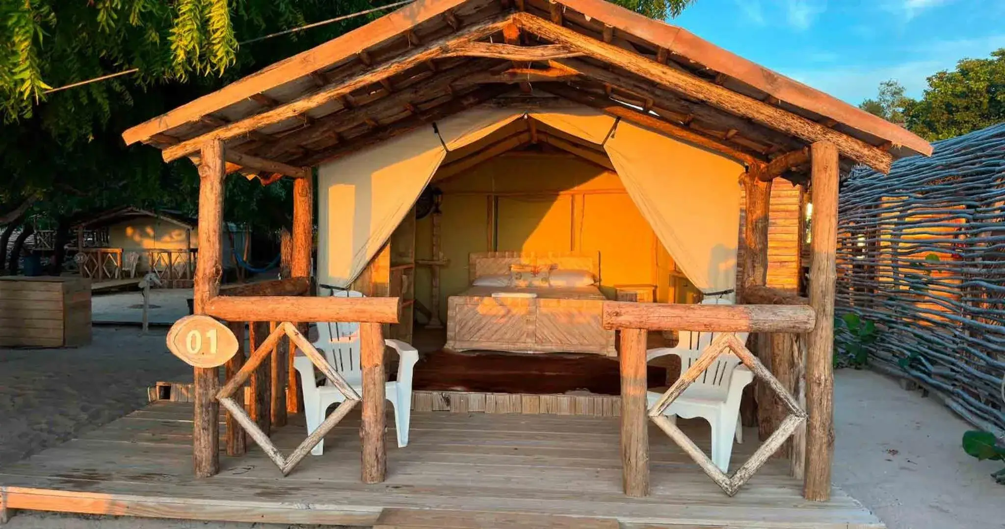 Ocean Front Tent in Glamping EcoLodge Cueva De Las Aguilas Ocean Front Tent in Glamping EcoLodge Cueva De Las Aguilas