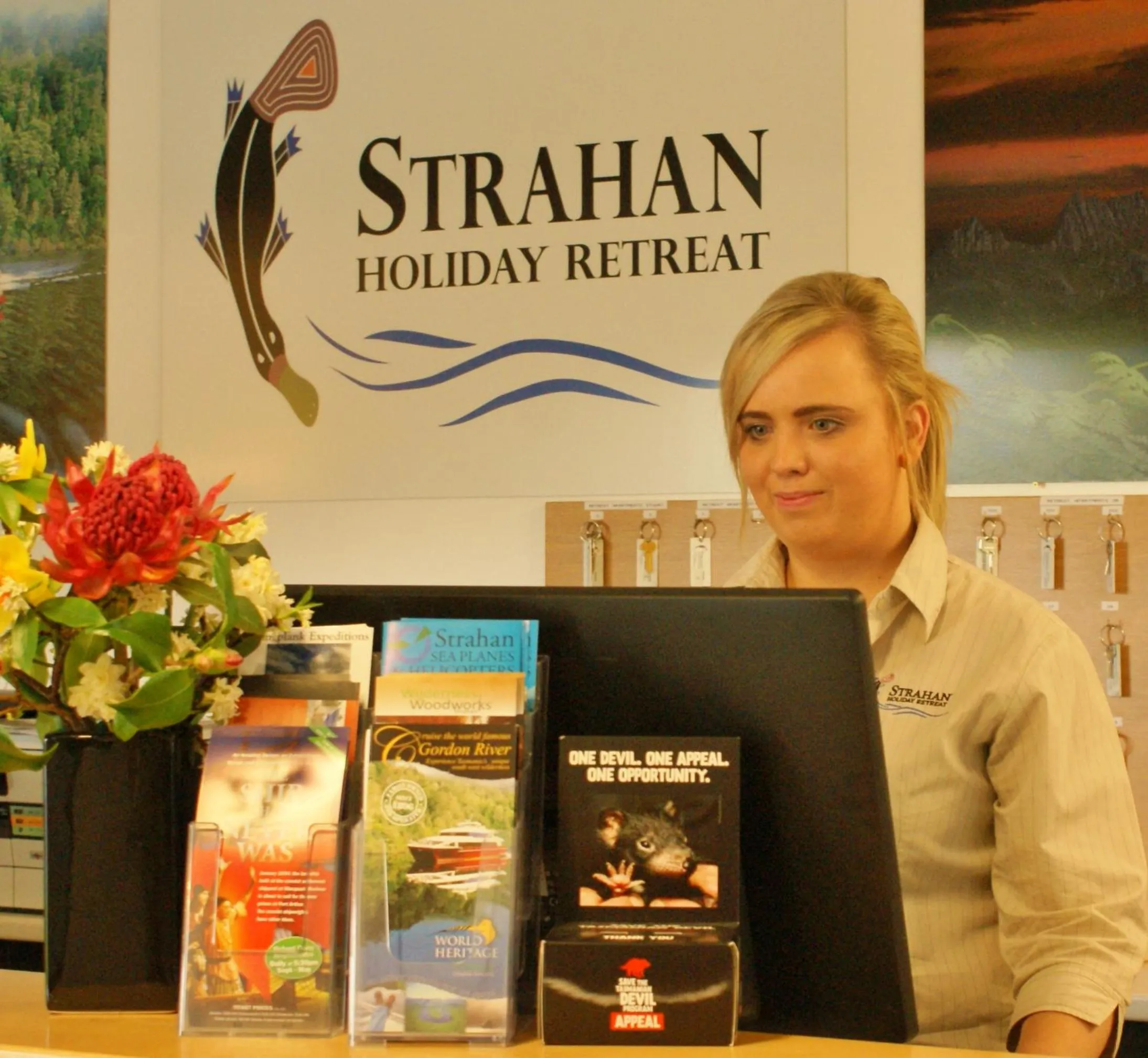 Staff in Strahan Retreat Holiday Park