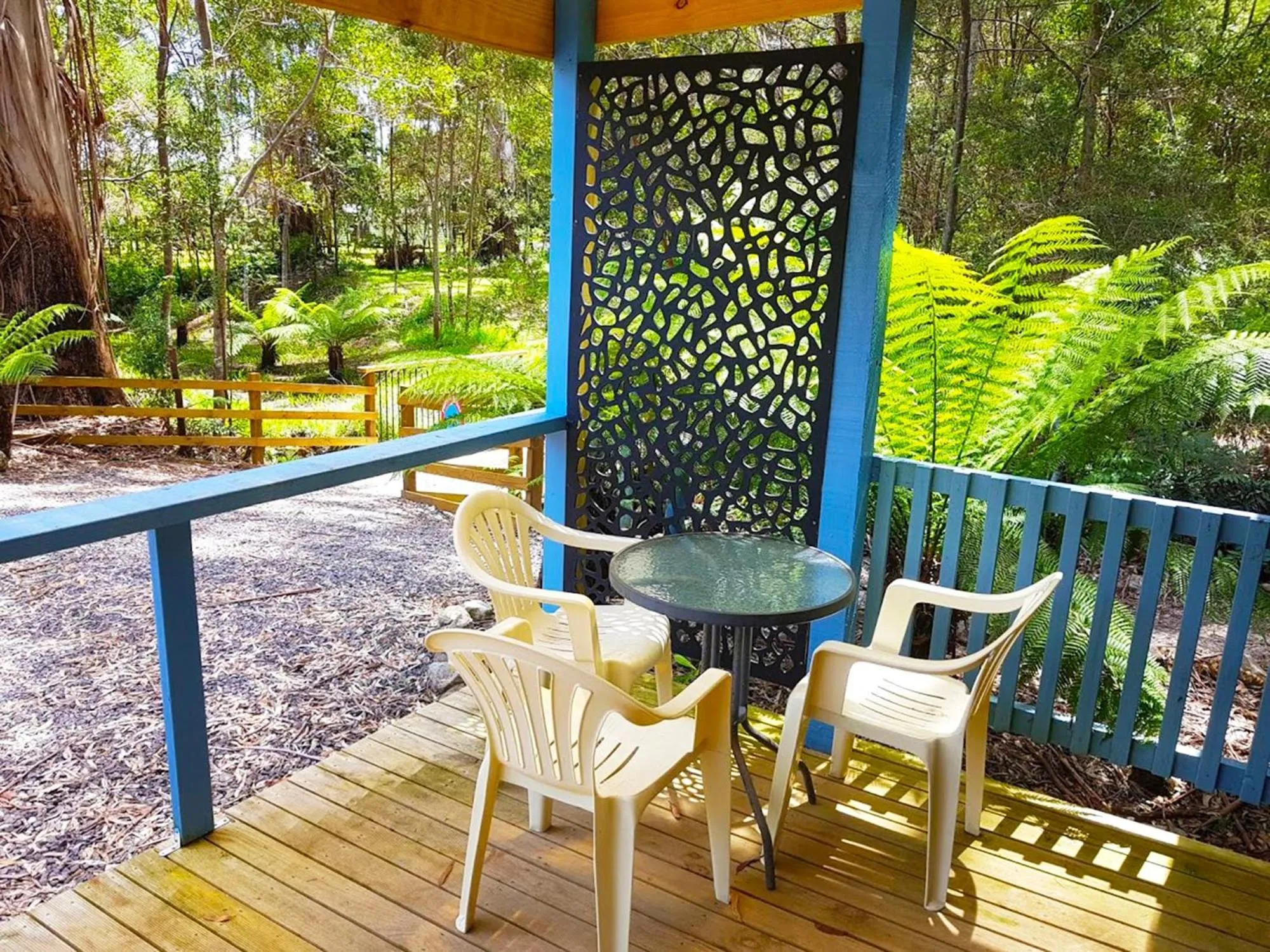 Balcony/Terrace in Strahan Retreat Holiday Park