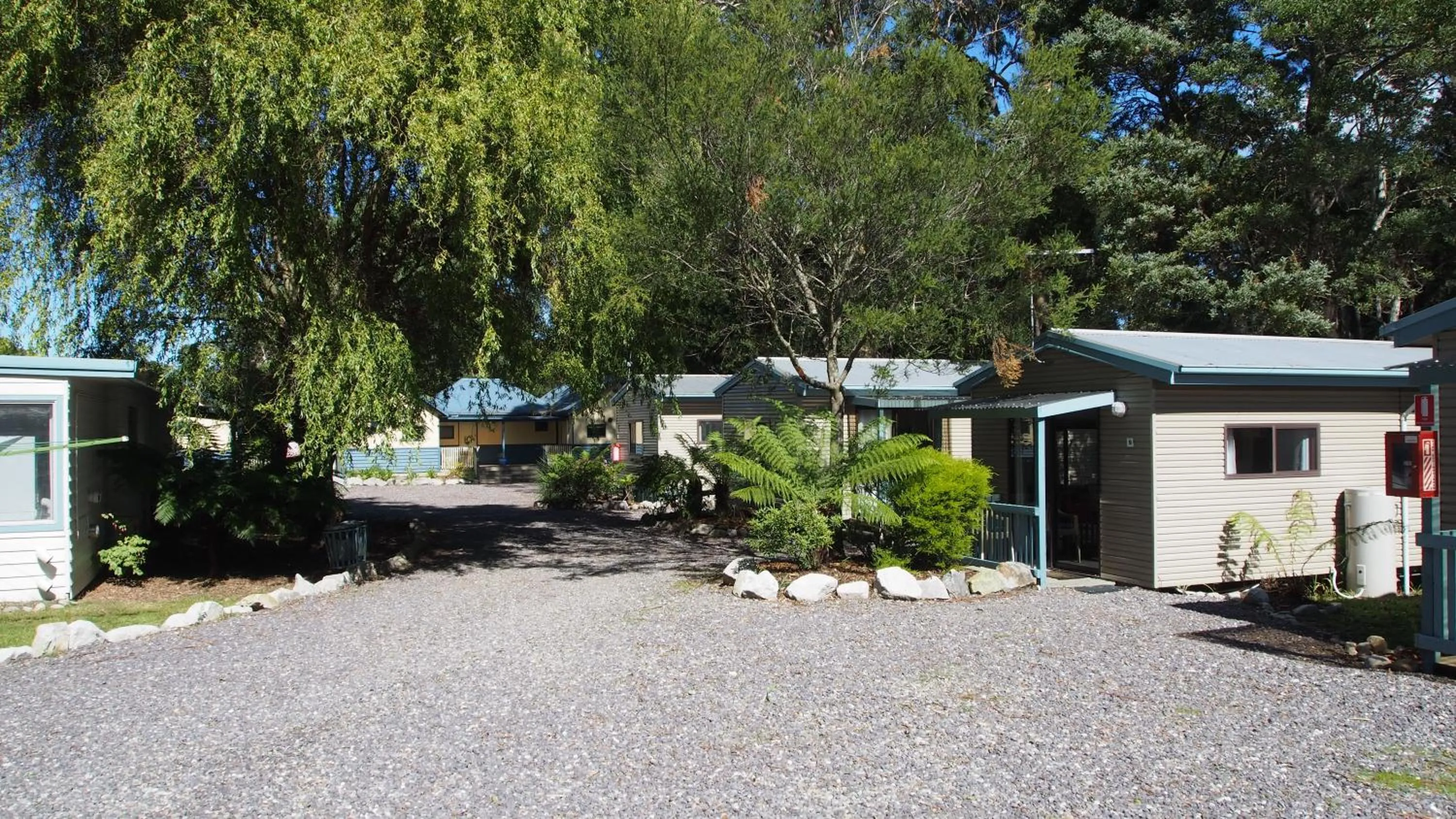 Garden in Strahan Retreat Holiday Park