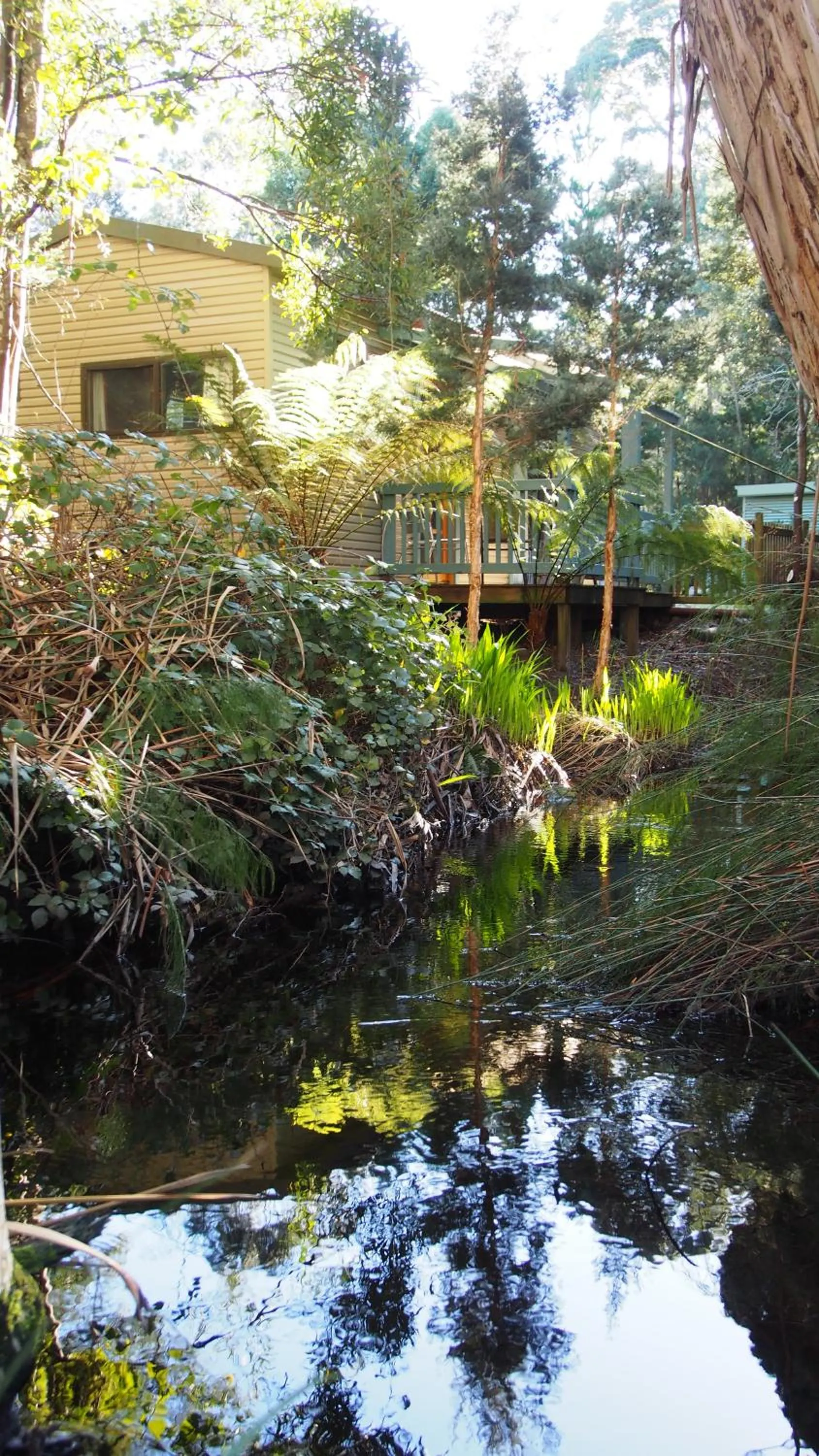 Facade/entrance in Strahan Retreat Holiday Park