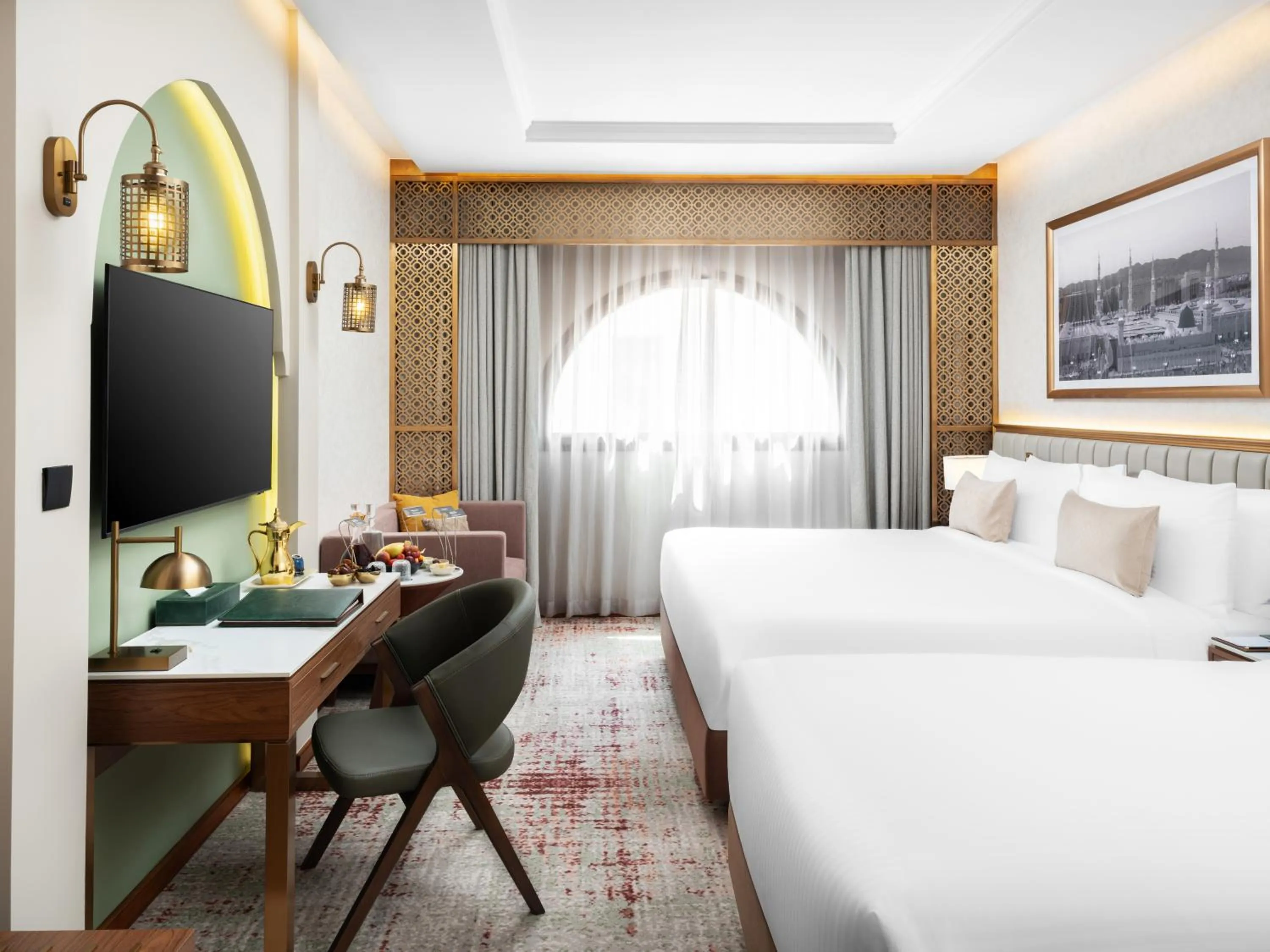 Bed in Elaf Taiba Hotel