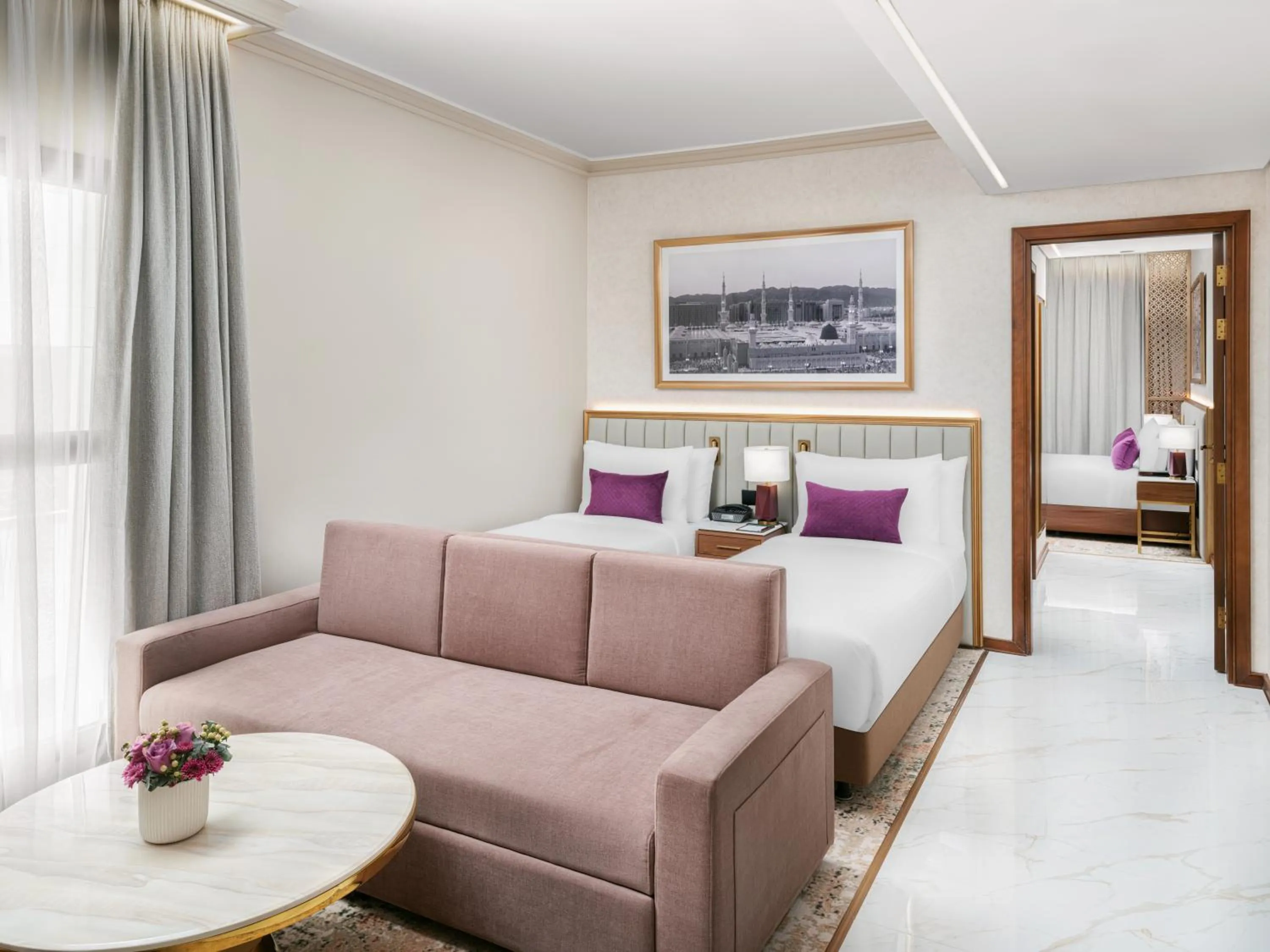 Bed in Elaf Taiba Hotel