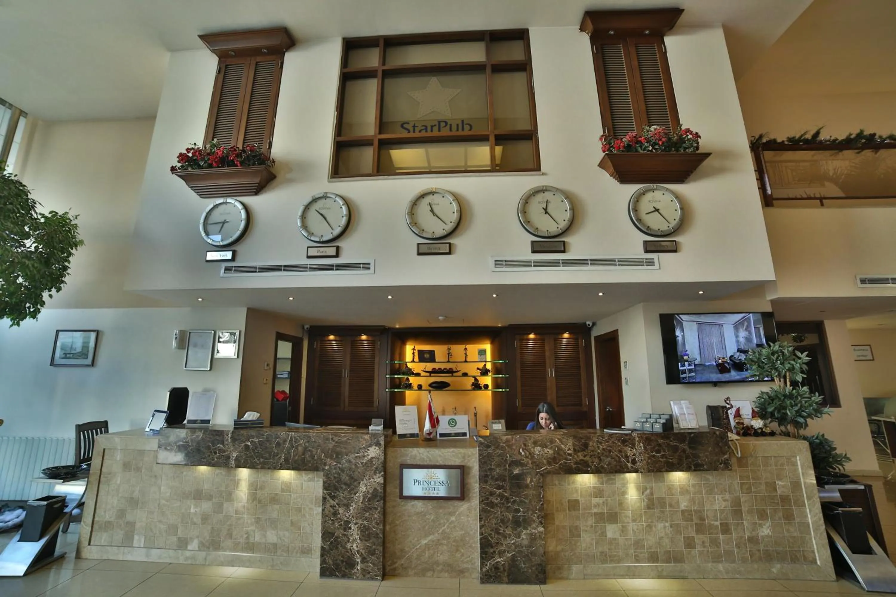 Lobby or reception in Princessa Hotel