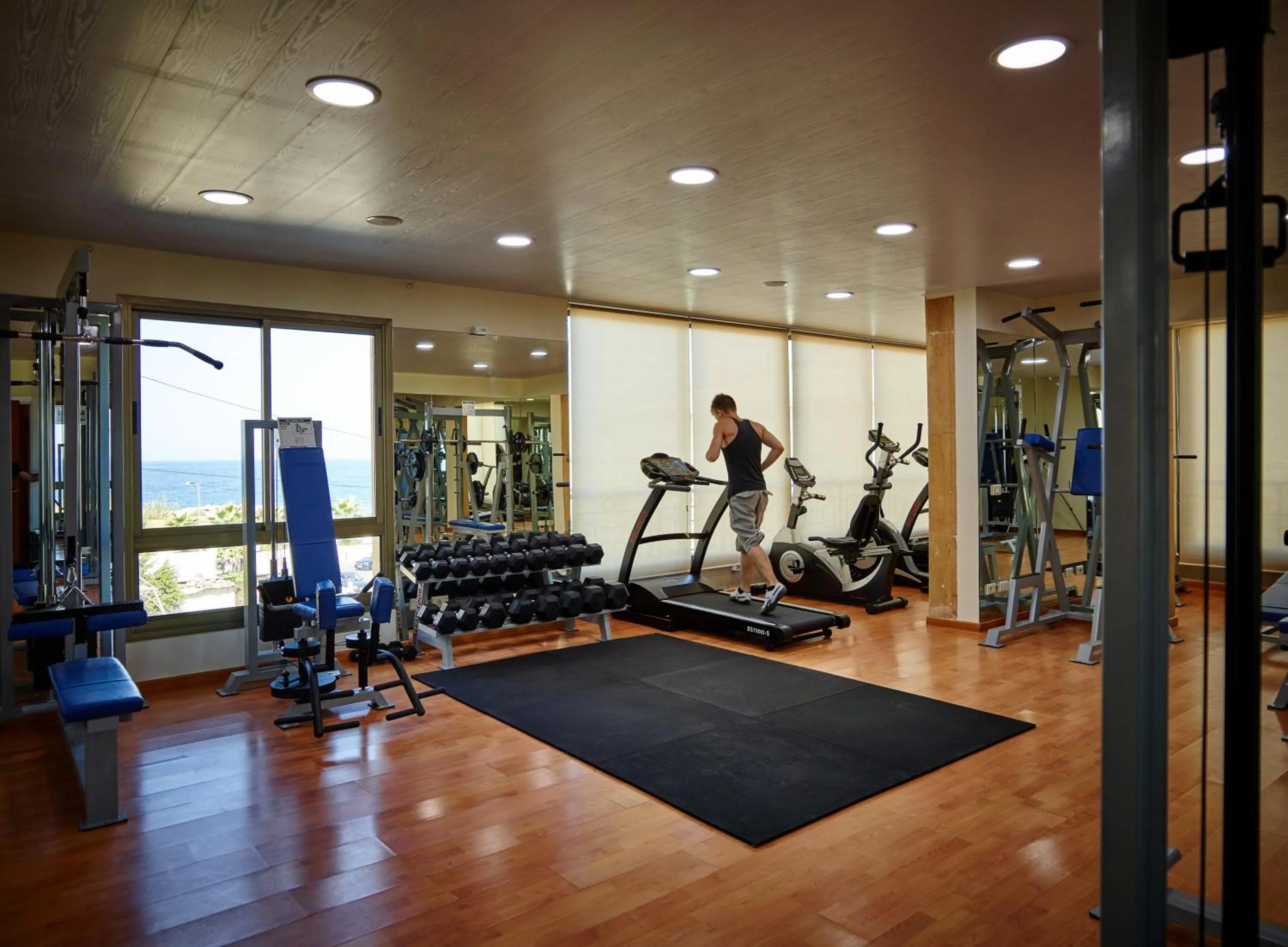 Fitness centre/facilities in Princessa Hotel