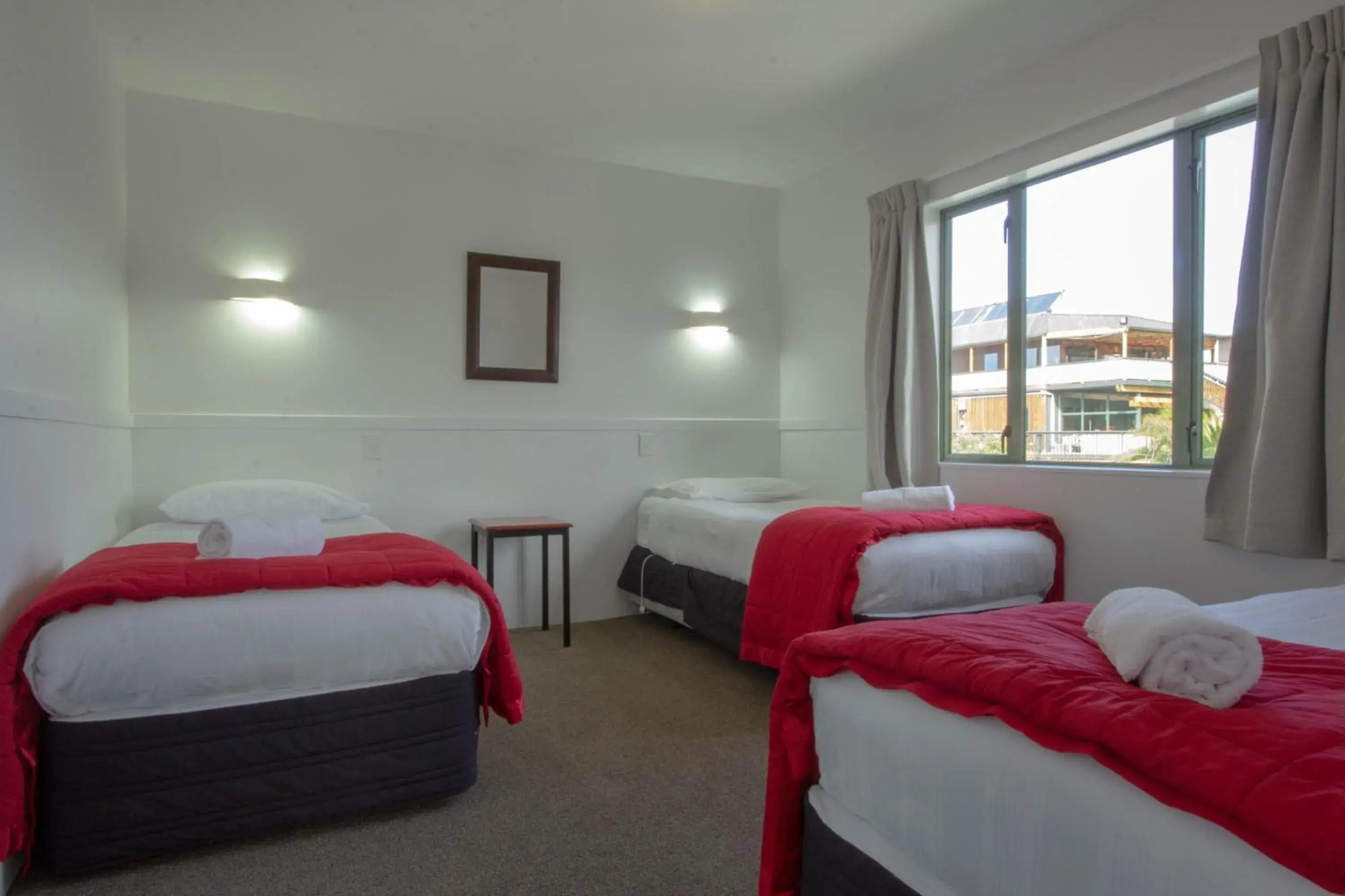 Bedroom, Bed in Alpine-Pacific Holiday Park Bedroom, Bed in Alpine-Pacific Holiday Park