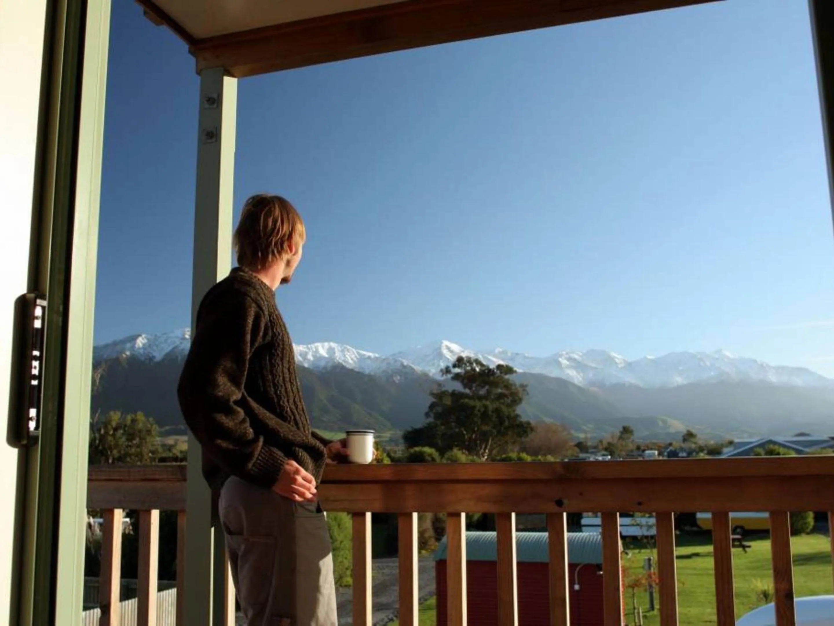 Garden in Alpine-Pacific Holiday Park