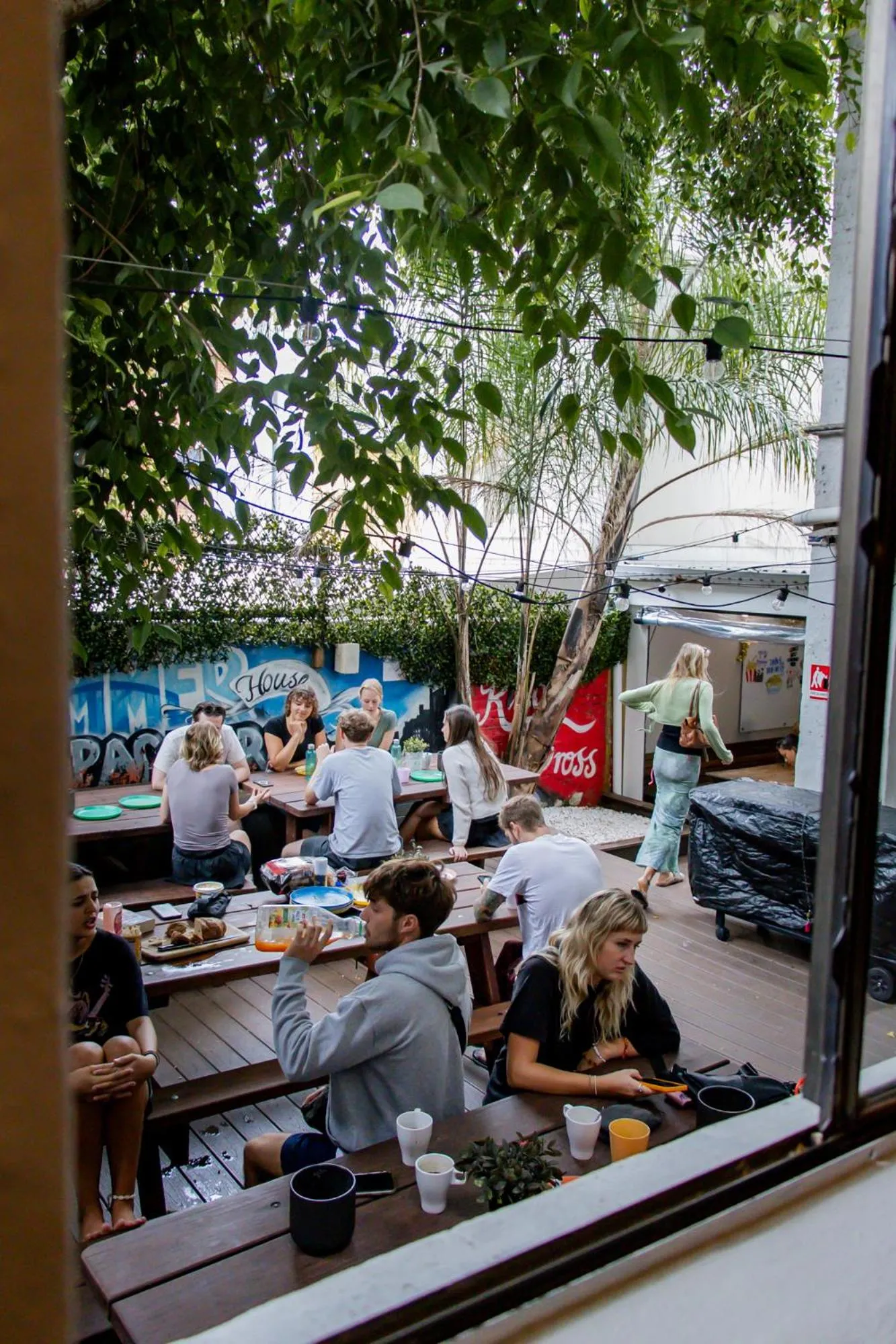 Inner courtyard view in Summer House Kings Cross