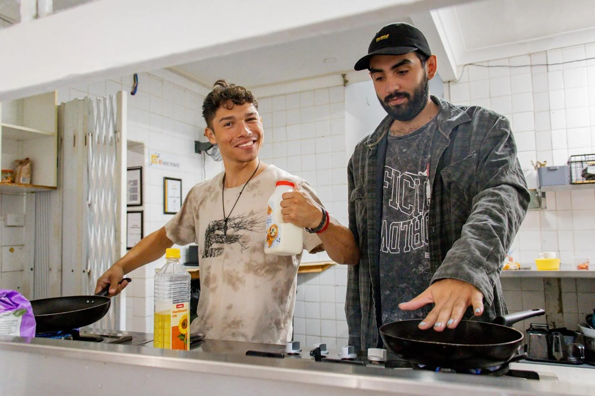 Communal kitchen in Summer House Kings Cross