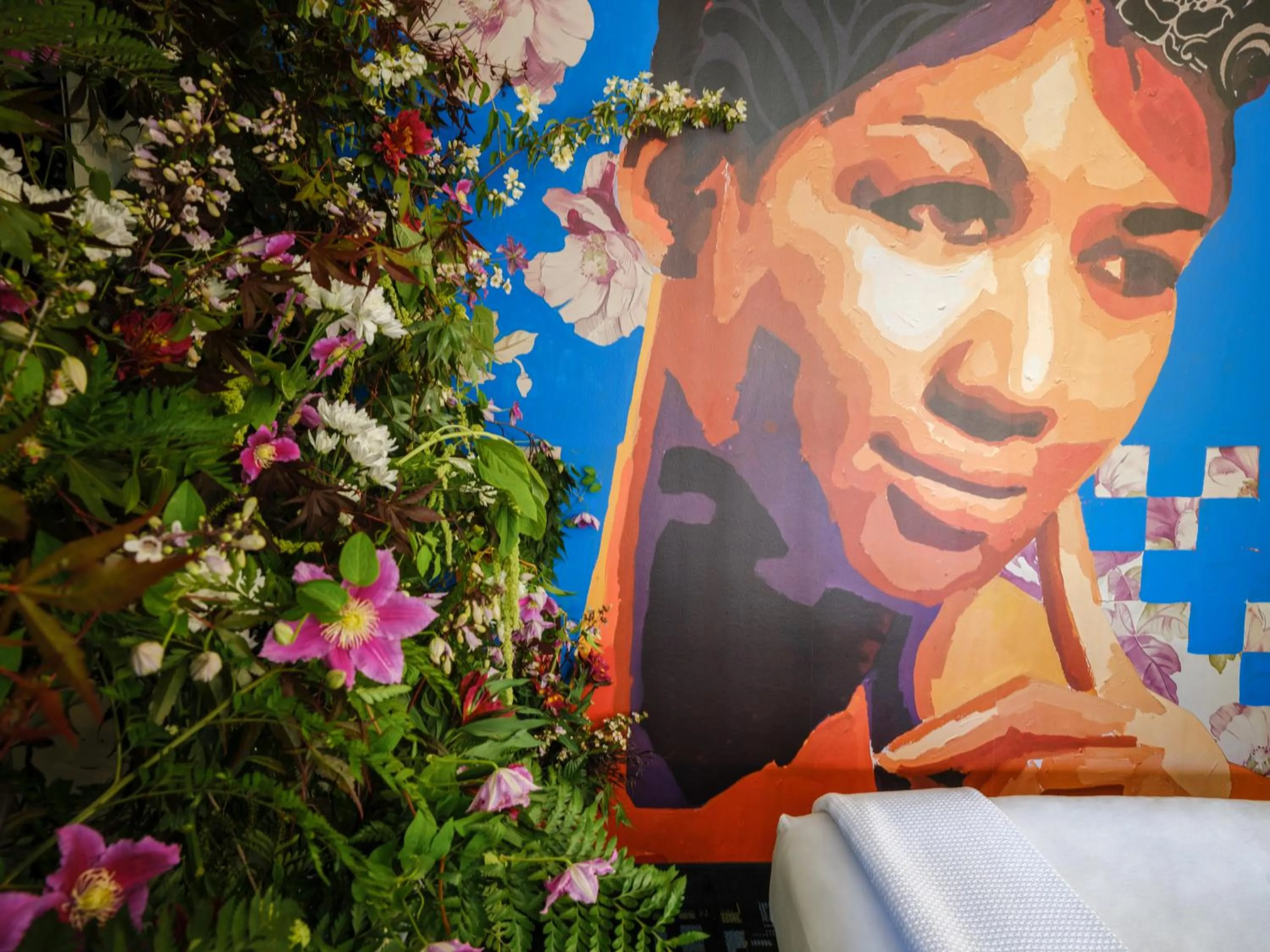 Decorative detail in Jupiter Hotel