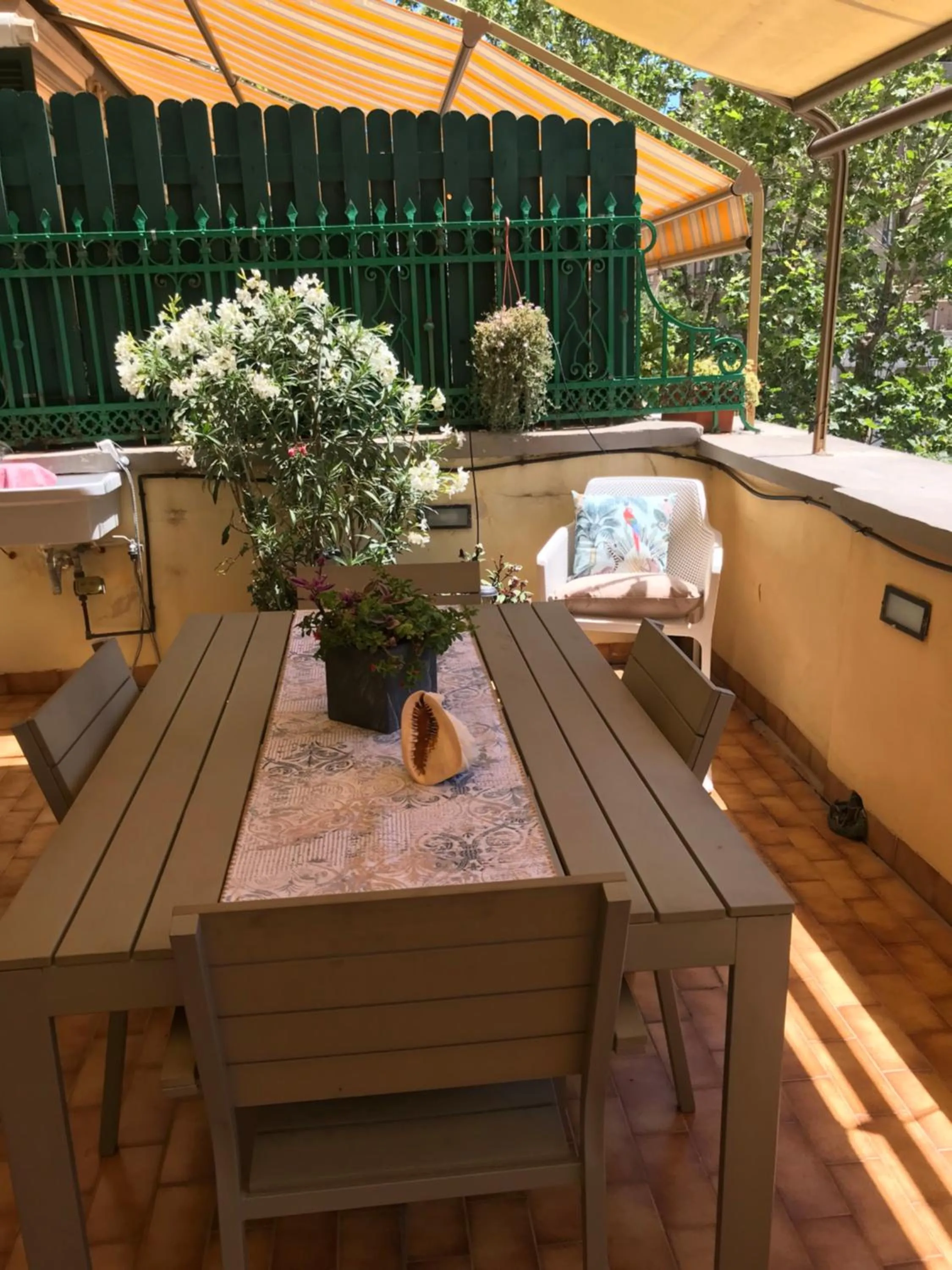 Patio in Appartamento Piazza Anco Marzio