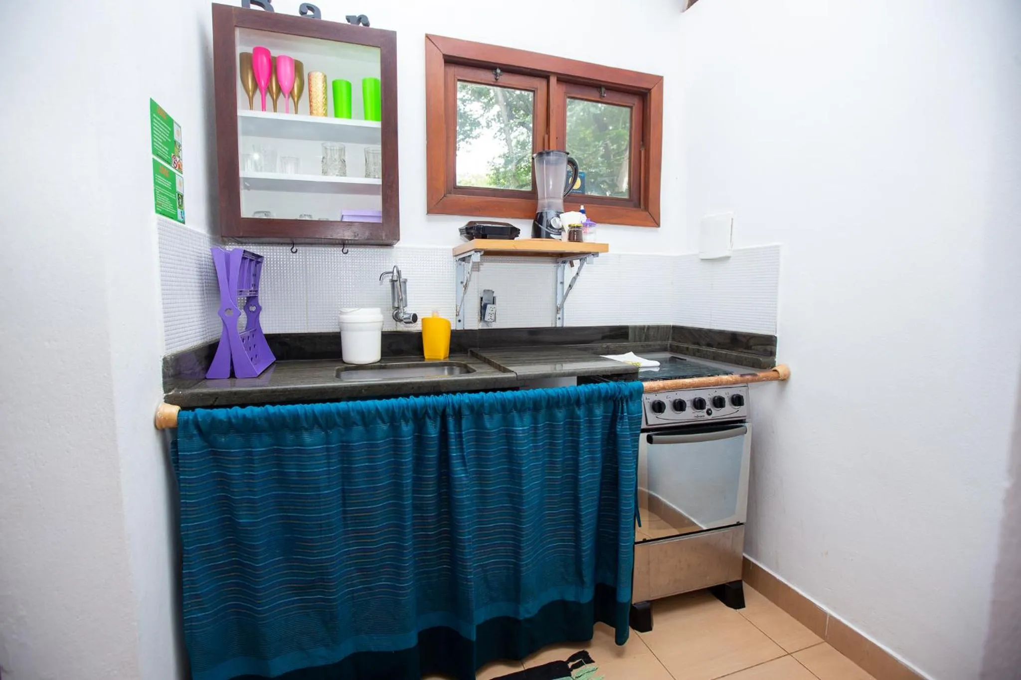 kitchen in Recanto dos Pássaros Zen Apartamentos em meio de Natureza