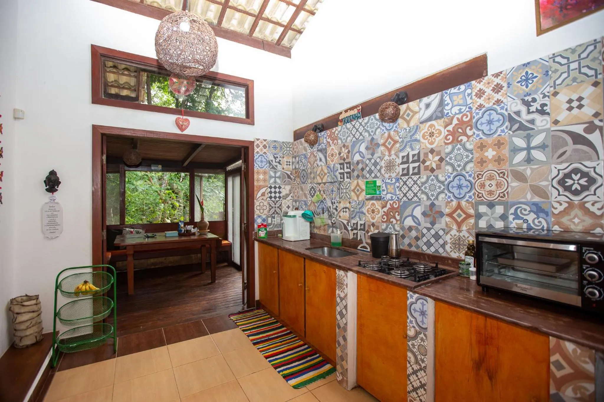 kitchen in Recanto dos Pássaros Zen Apartamentos em meio de Natureza