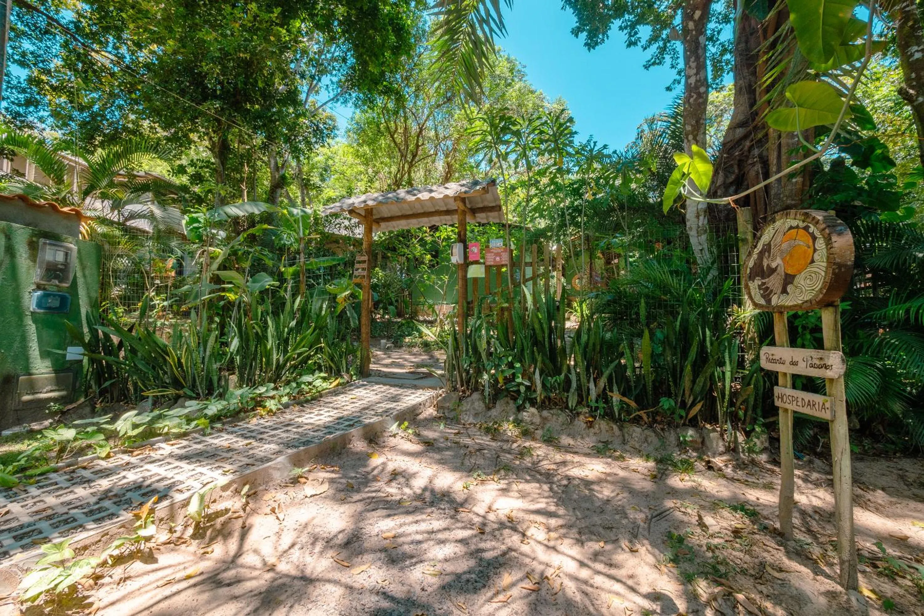 Natural landscape in Recanto dos Pássaros Zen Apartamentos em meio de Natureza