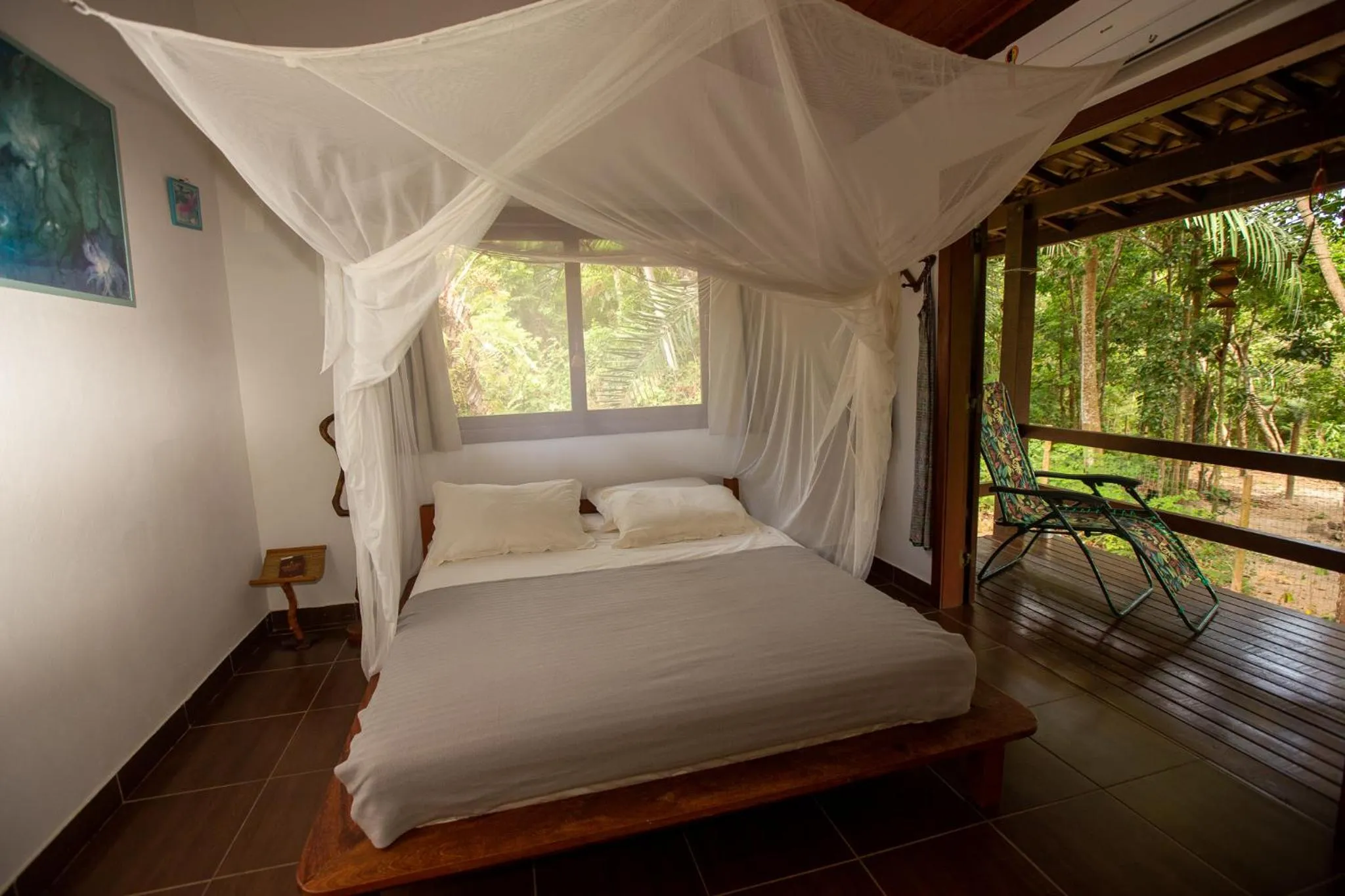 Garden view, Bed in Recanto dos Pássaros Zen Apartamentos em meio de Natureza