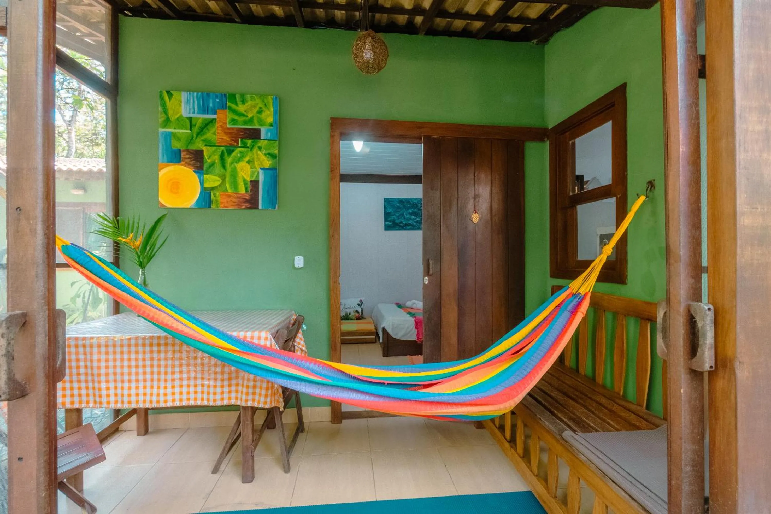 Patio in Recanto dos Pássaros Zen Apartamentos em meio de Natureza