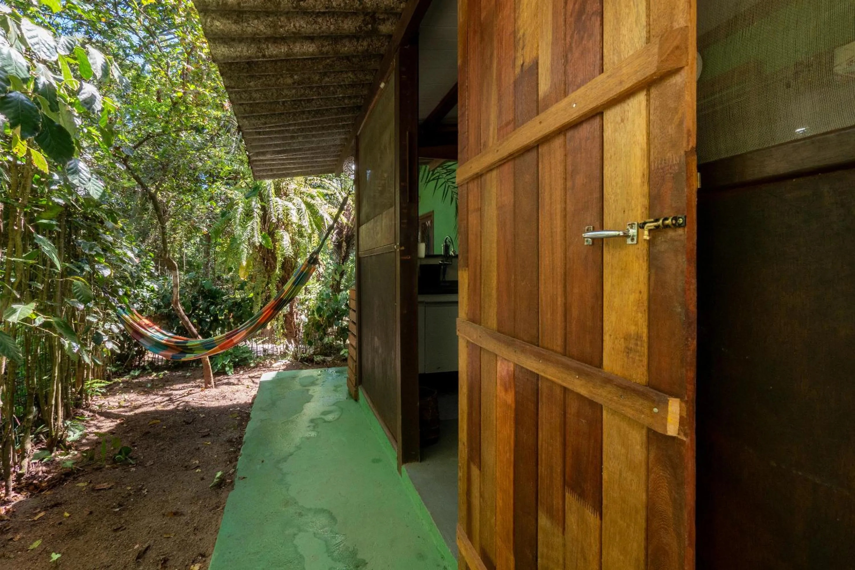 Garden view in Recanto dos Pássaros Zen Apartamentos em meio de Natureza