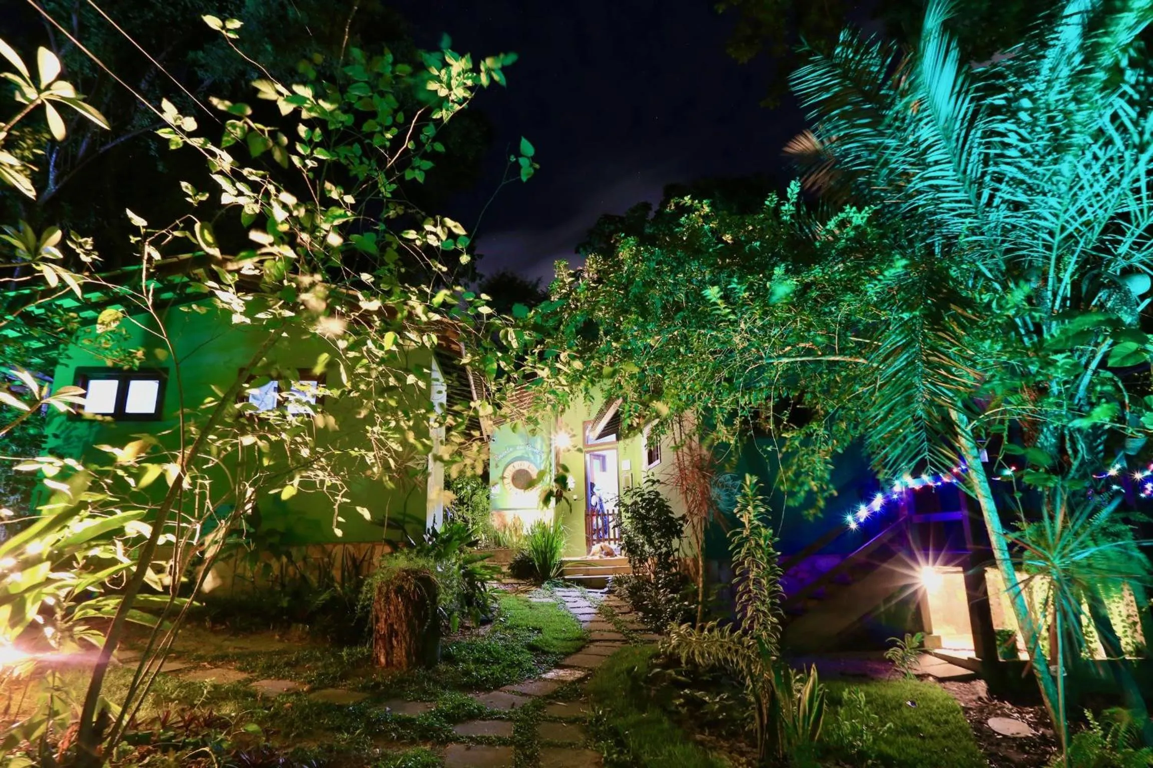 Garden view in Recanto dos Pássaros Zen Apartamentos em meio de Natureza