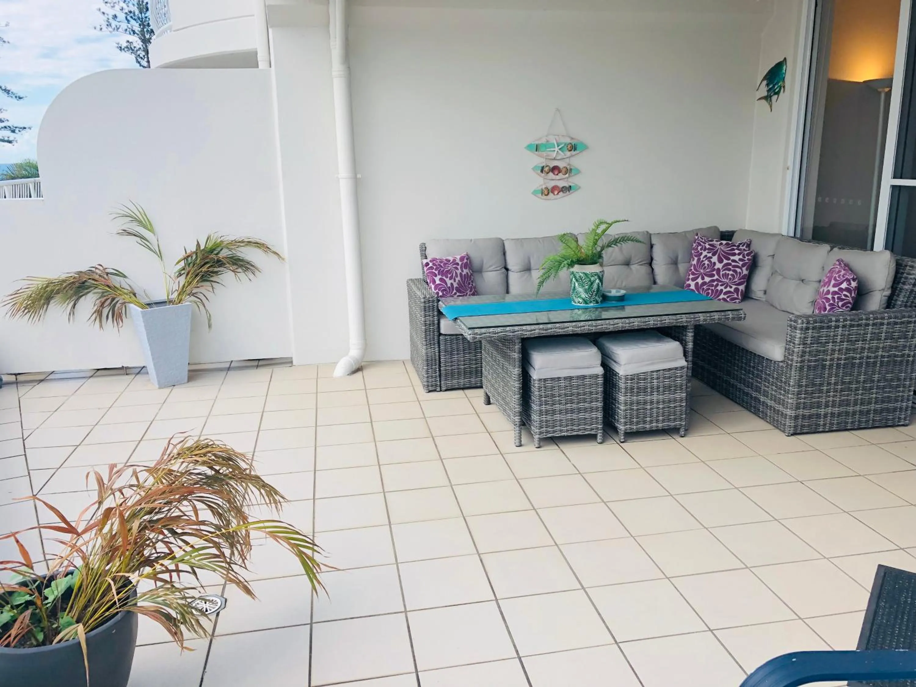 Patio in Kirra Beach Apartments