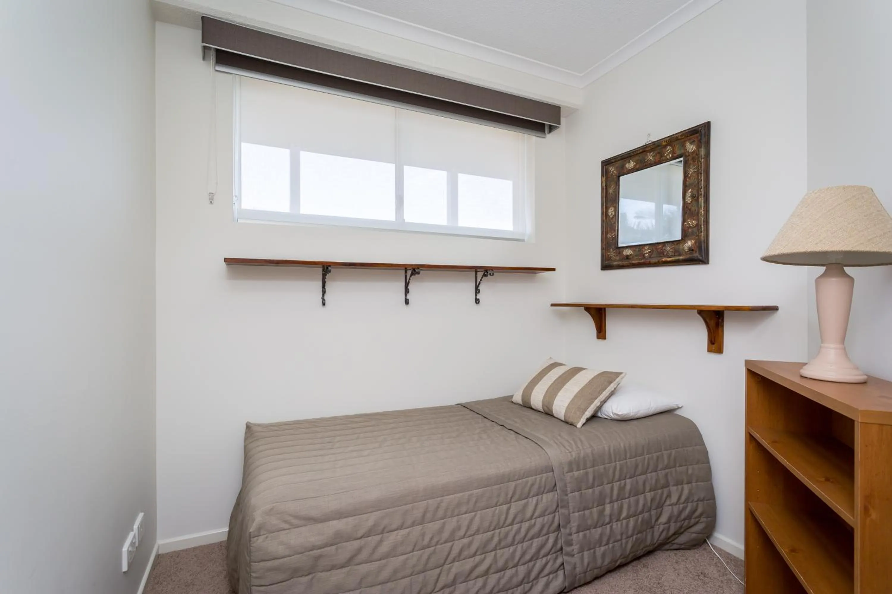 Bed in Kirra Beach Apartments