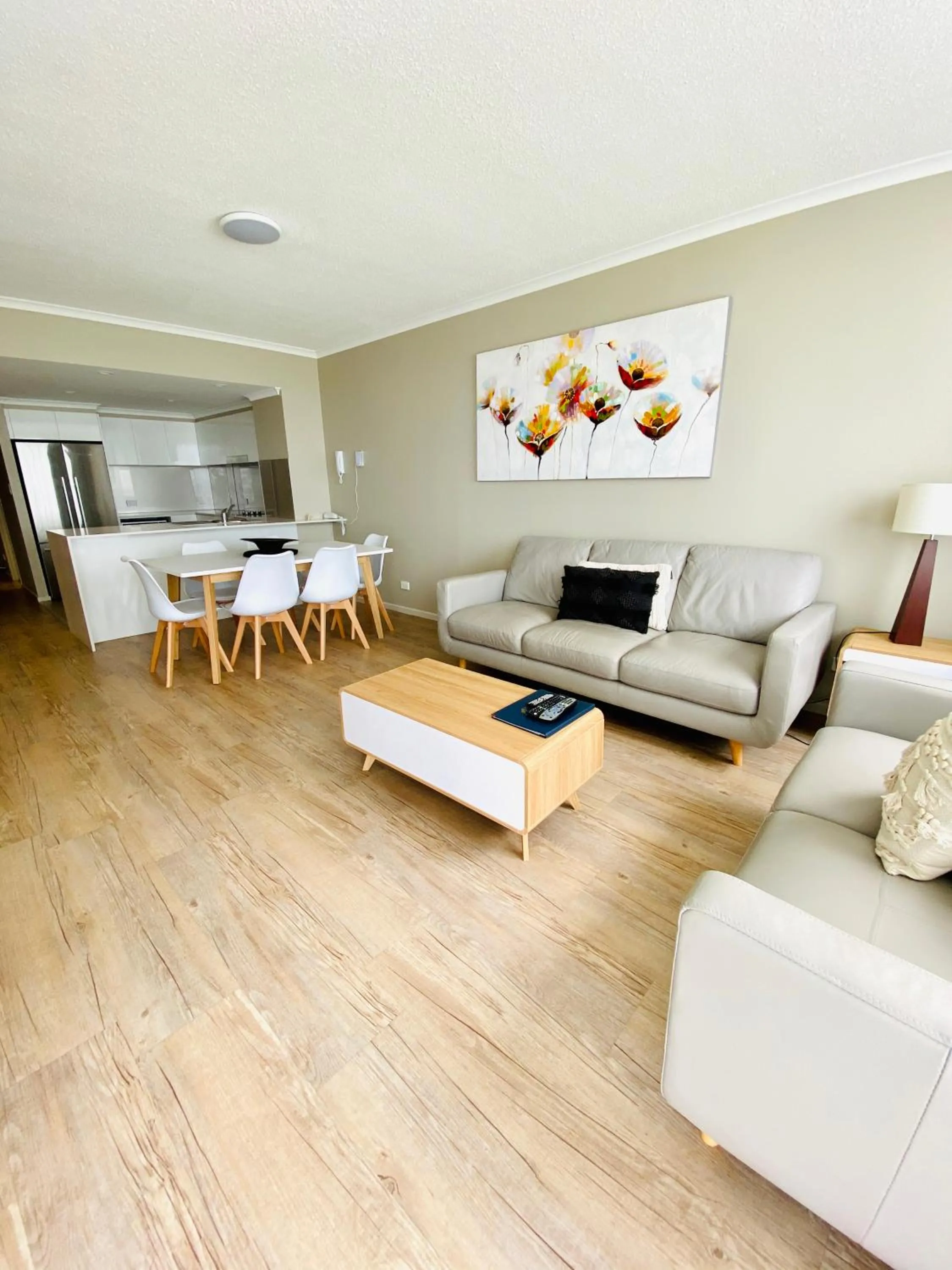 Living room in Kirra Beach Apartments