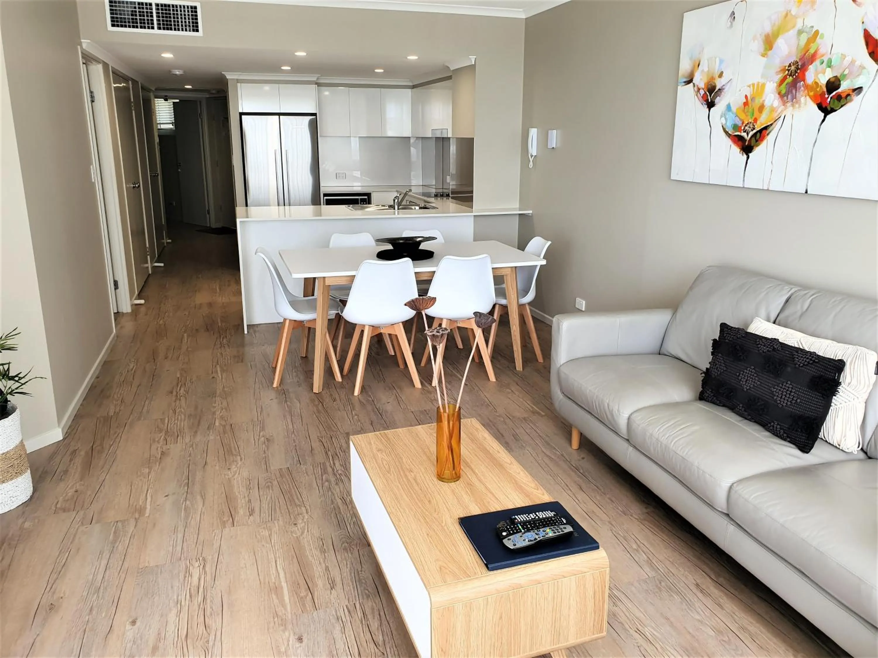 Living room in Kirra Beach Apartments