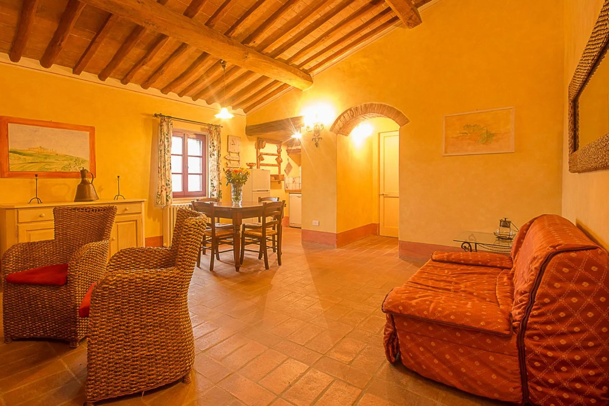 Living room in Castellare Di Tonda