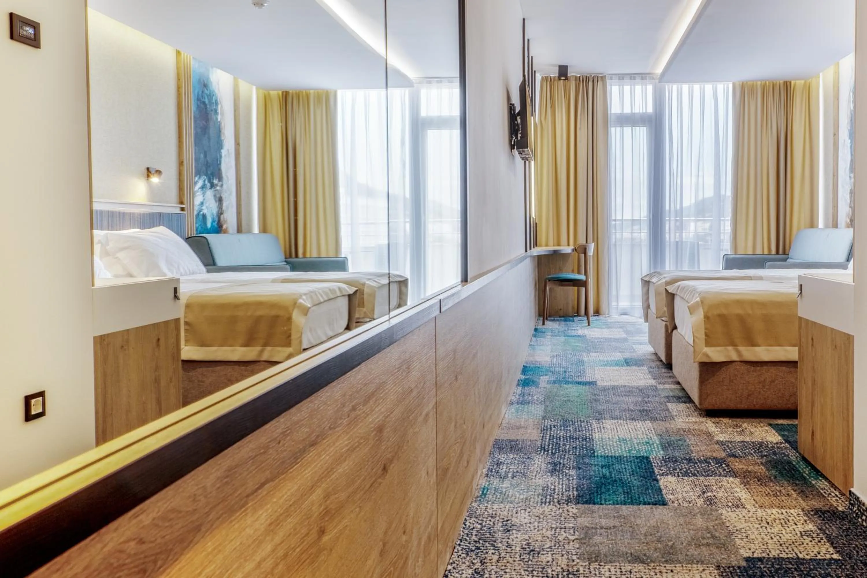 Bed in Hotel Sunce Neum