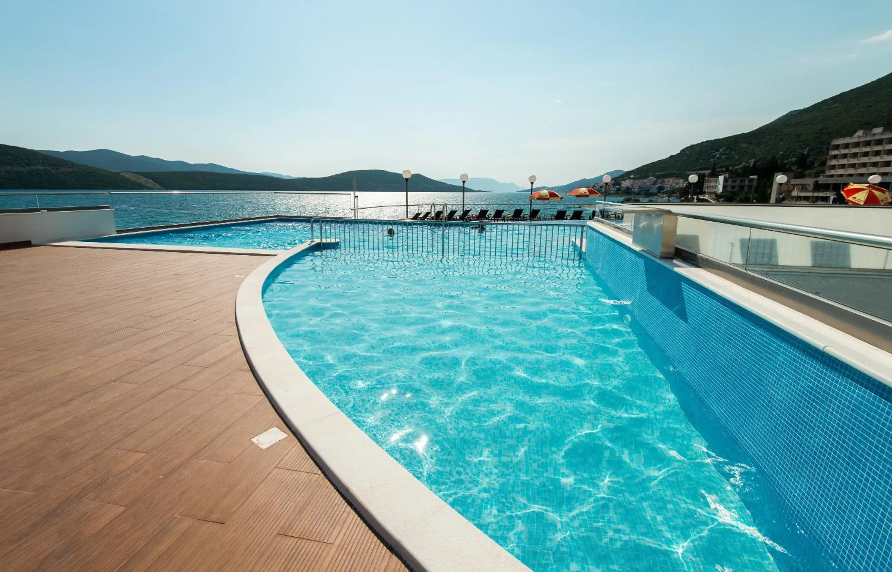 Pool view in Hotel Sunce Neum Pool view in Hotel Sunce Neum