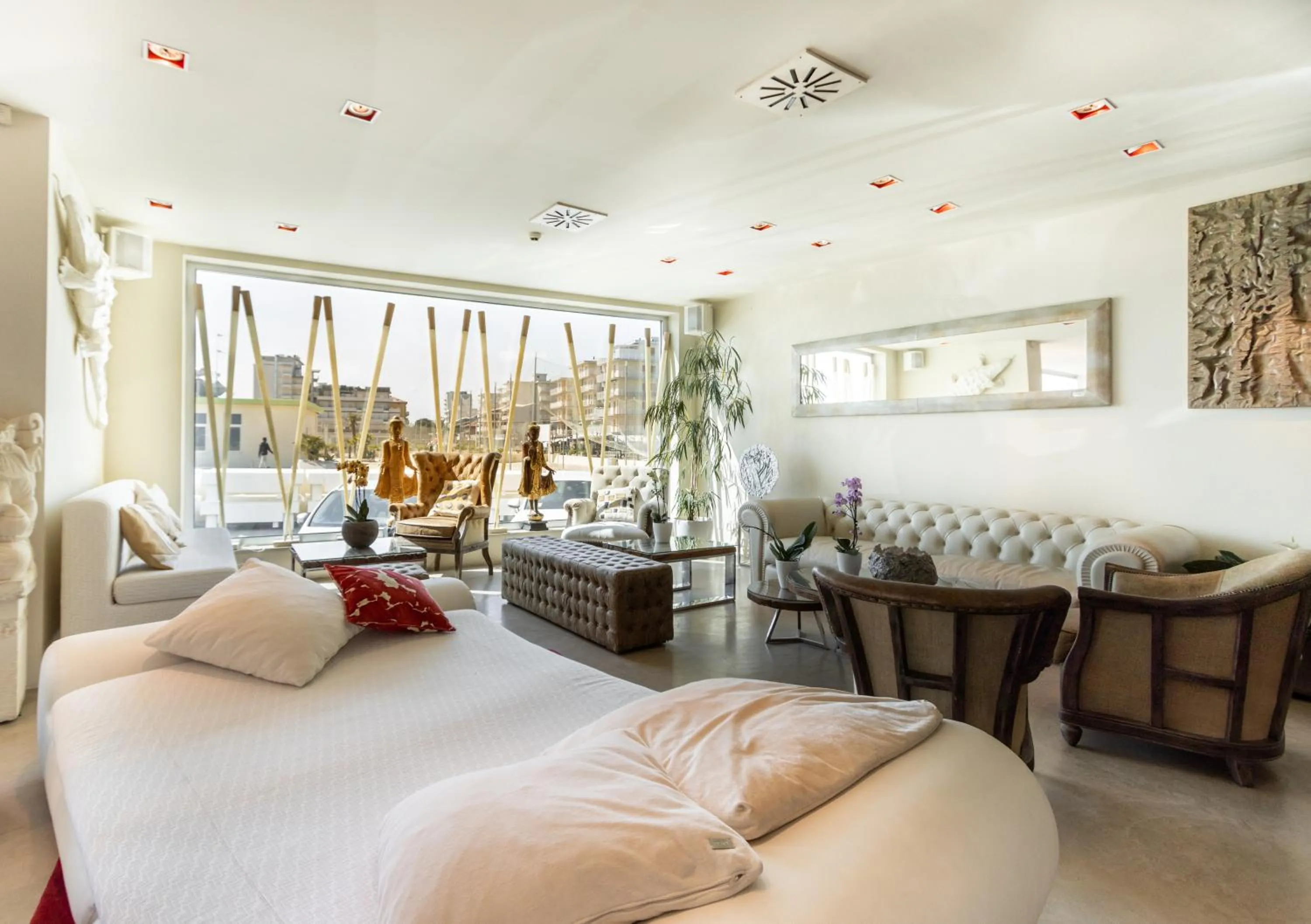 Lobby or reception, Bed in Vistamare Suite