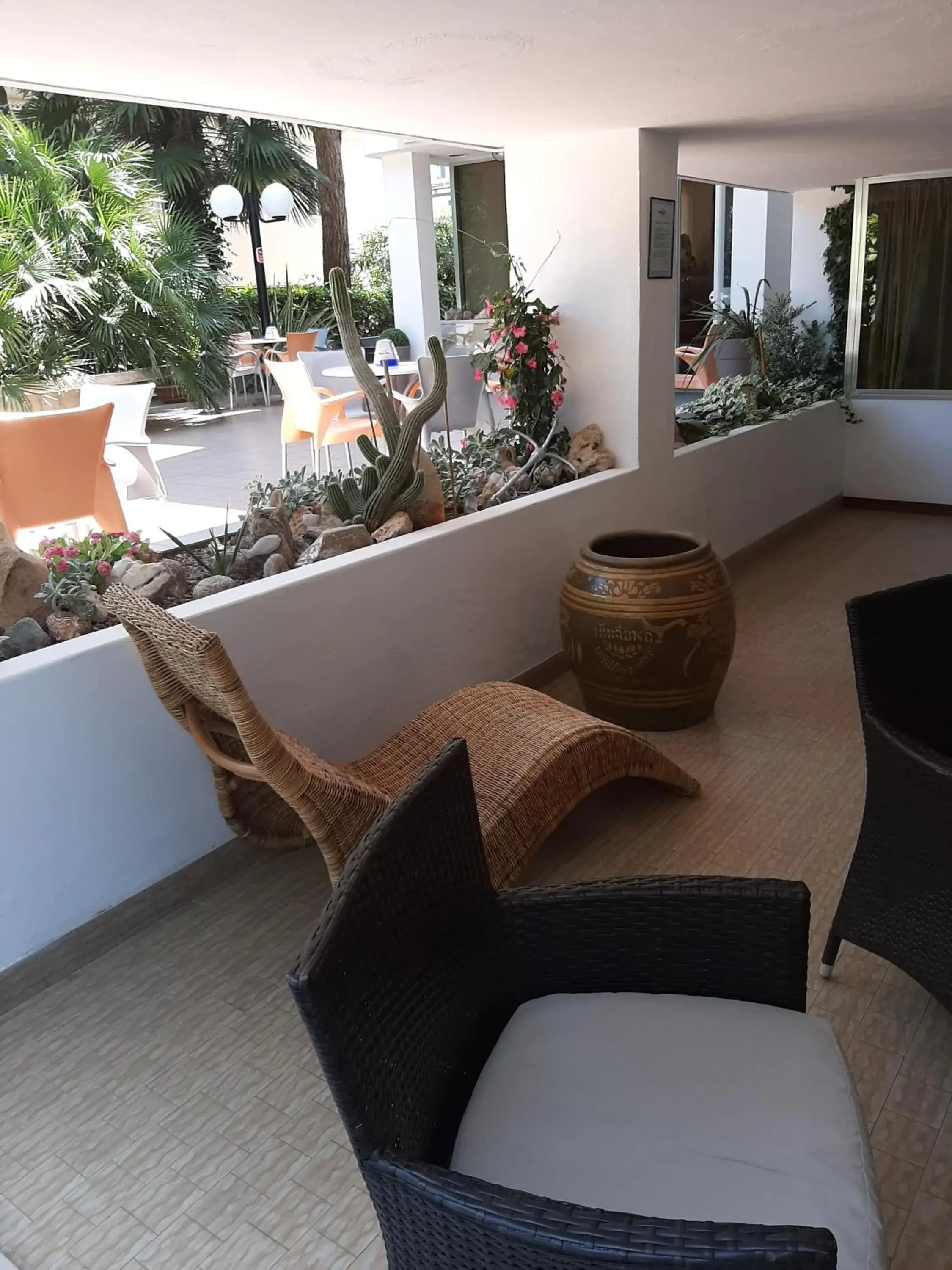 Patio in Hotel Kiss