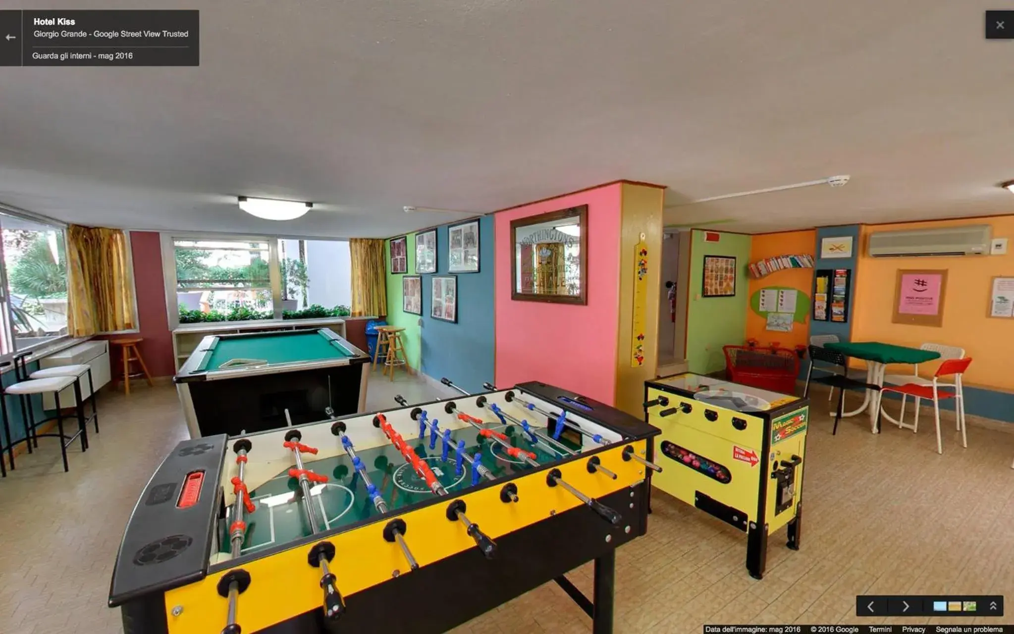 Game Room, Billiards in Hotel Kiss