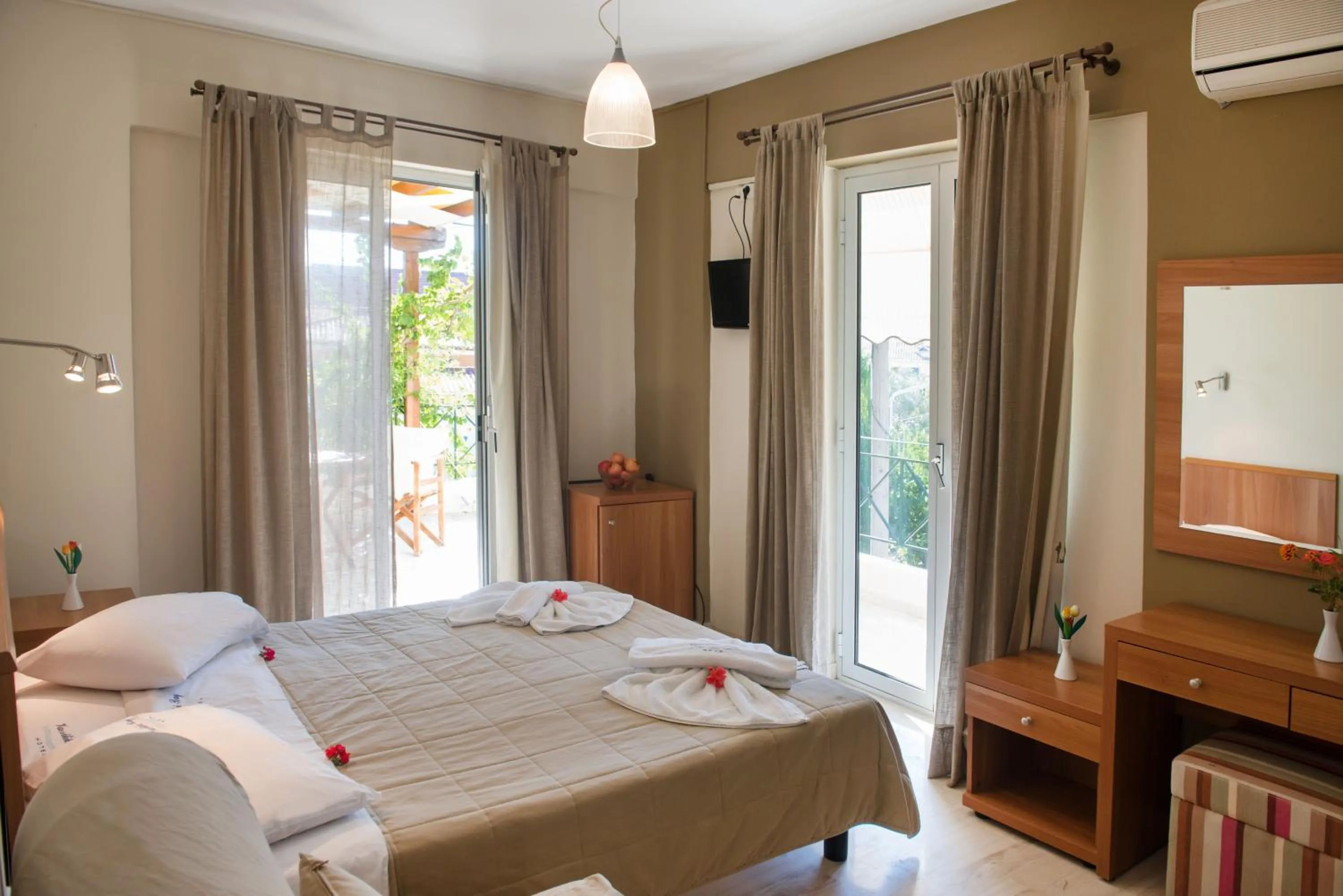 Bedroom in Vassiliki Bay Hotel