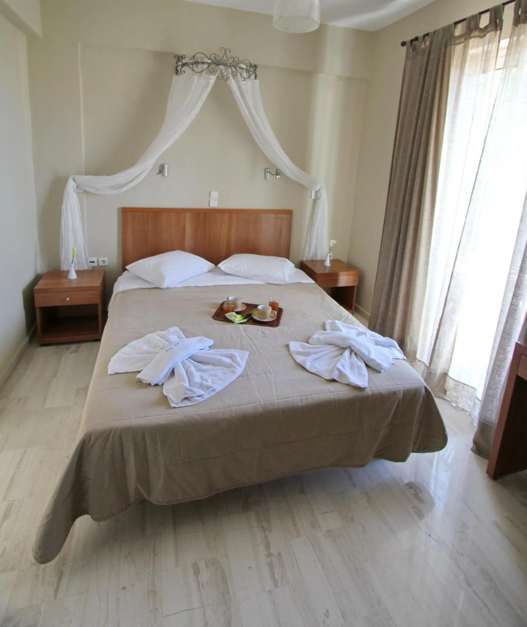 Bedroom in Vassiliki Bay Hotel