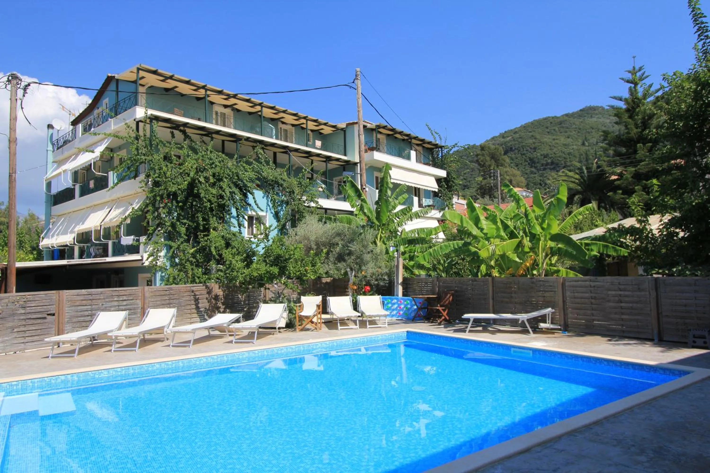 Swimming pool in Vassiliki Bay Hotel