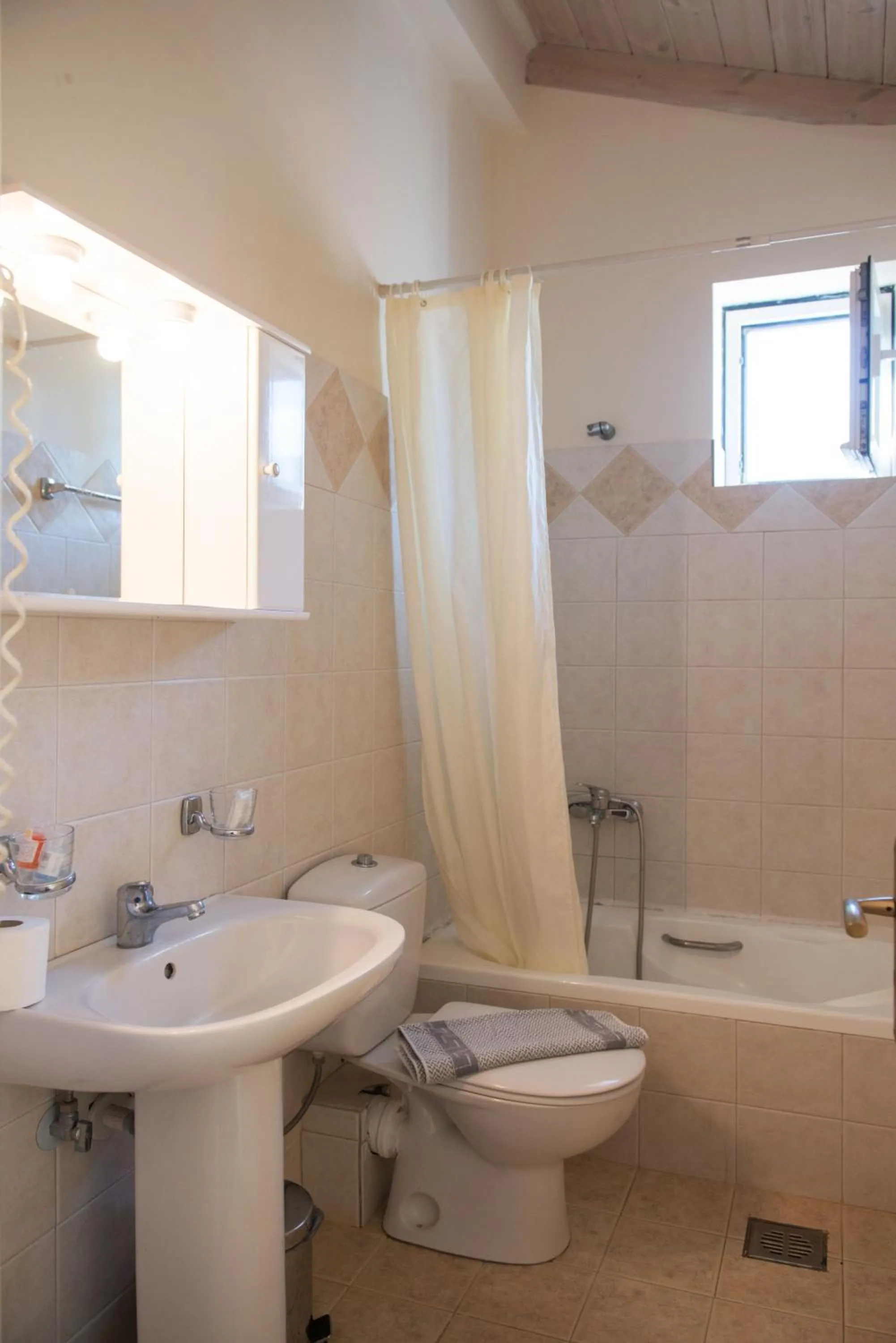 Bathroom in Vassiliki Bay Hotel