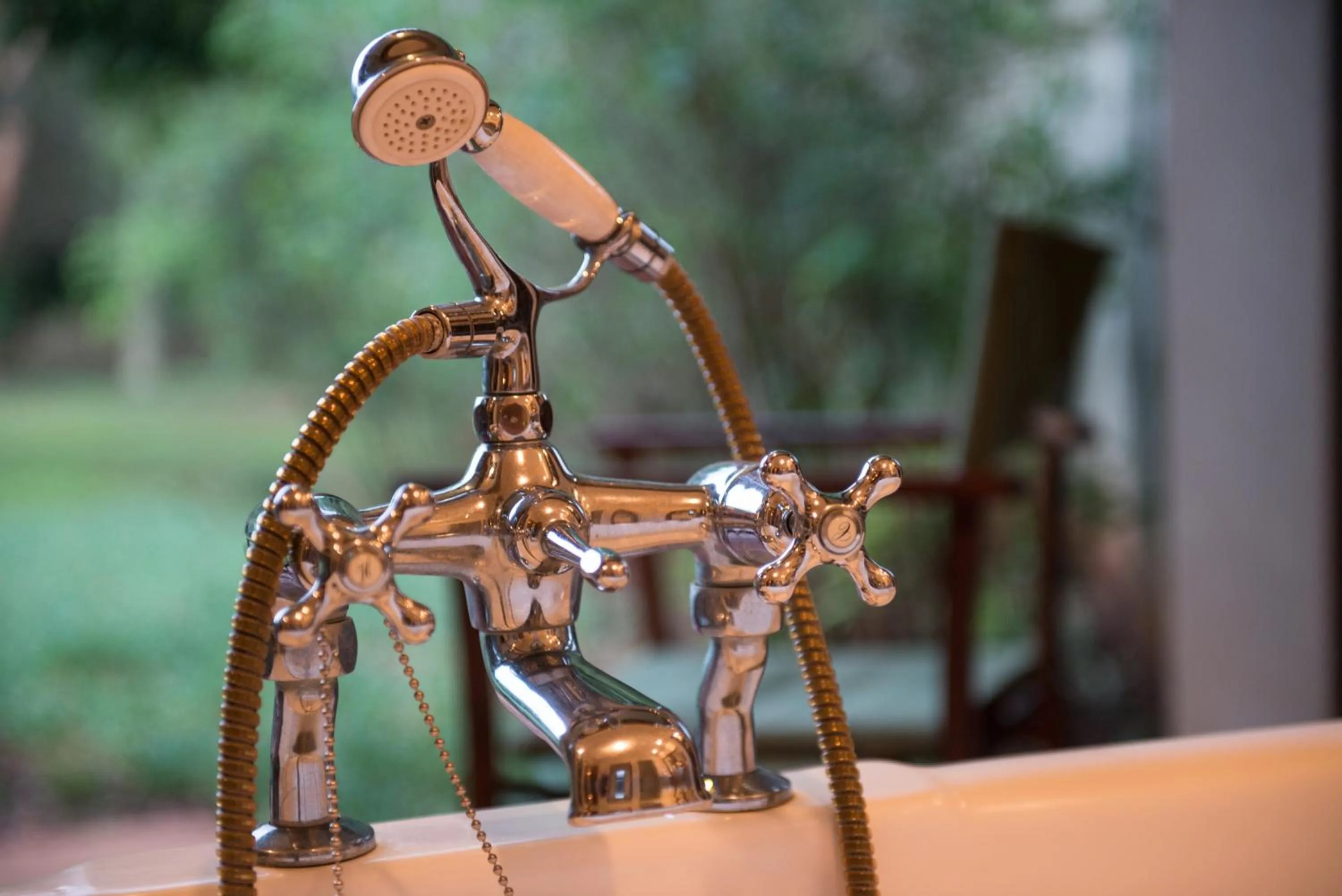 Garden view in Ghost Mountain Inn