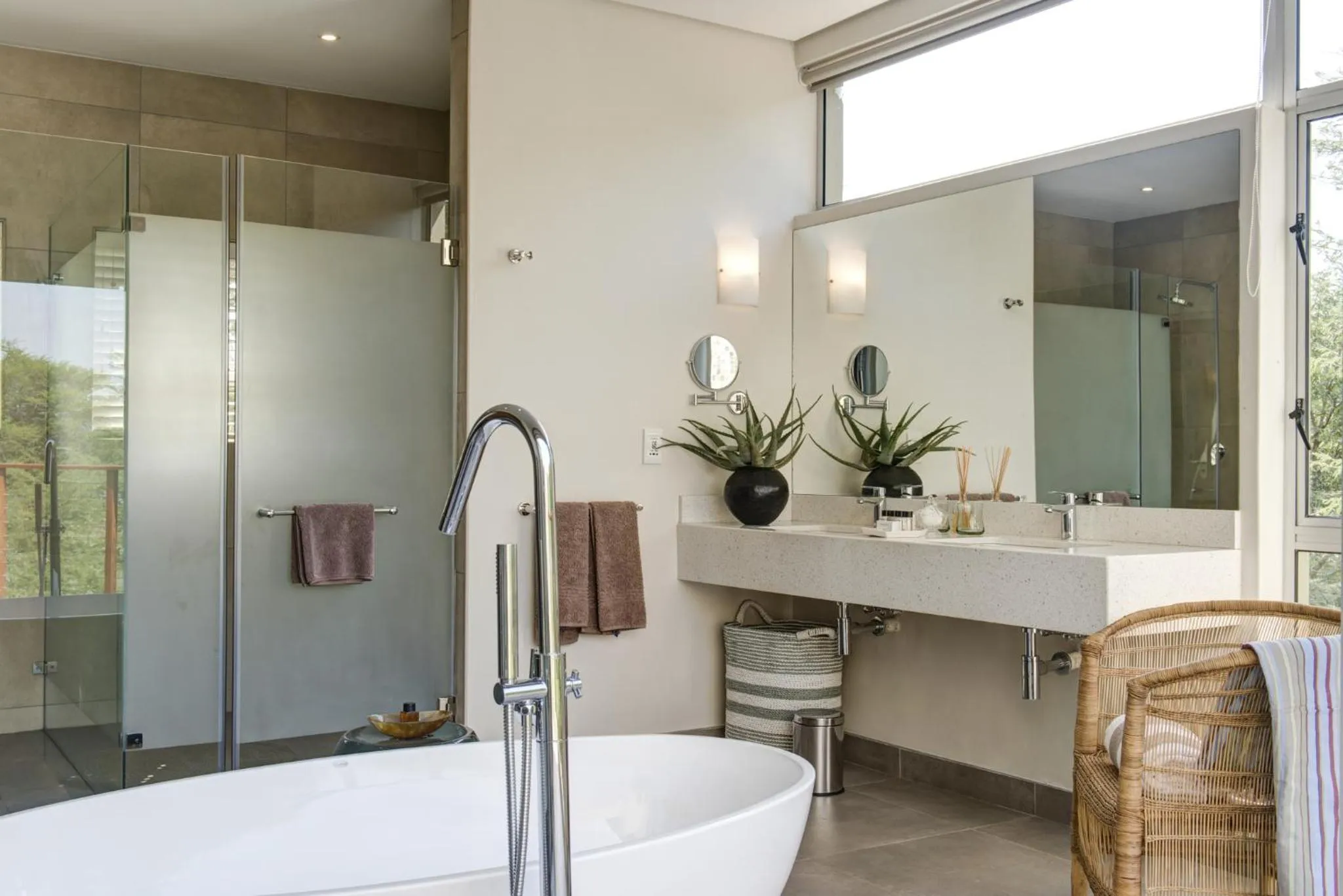 Shower in Ghost Mountain Inn