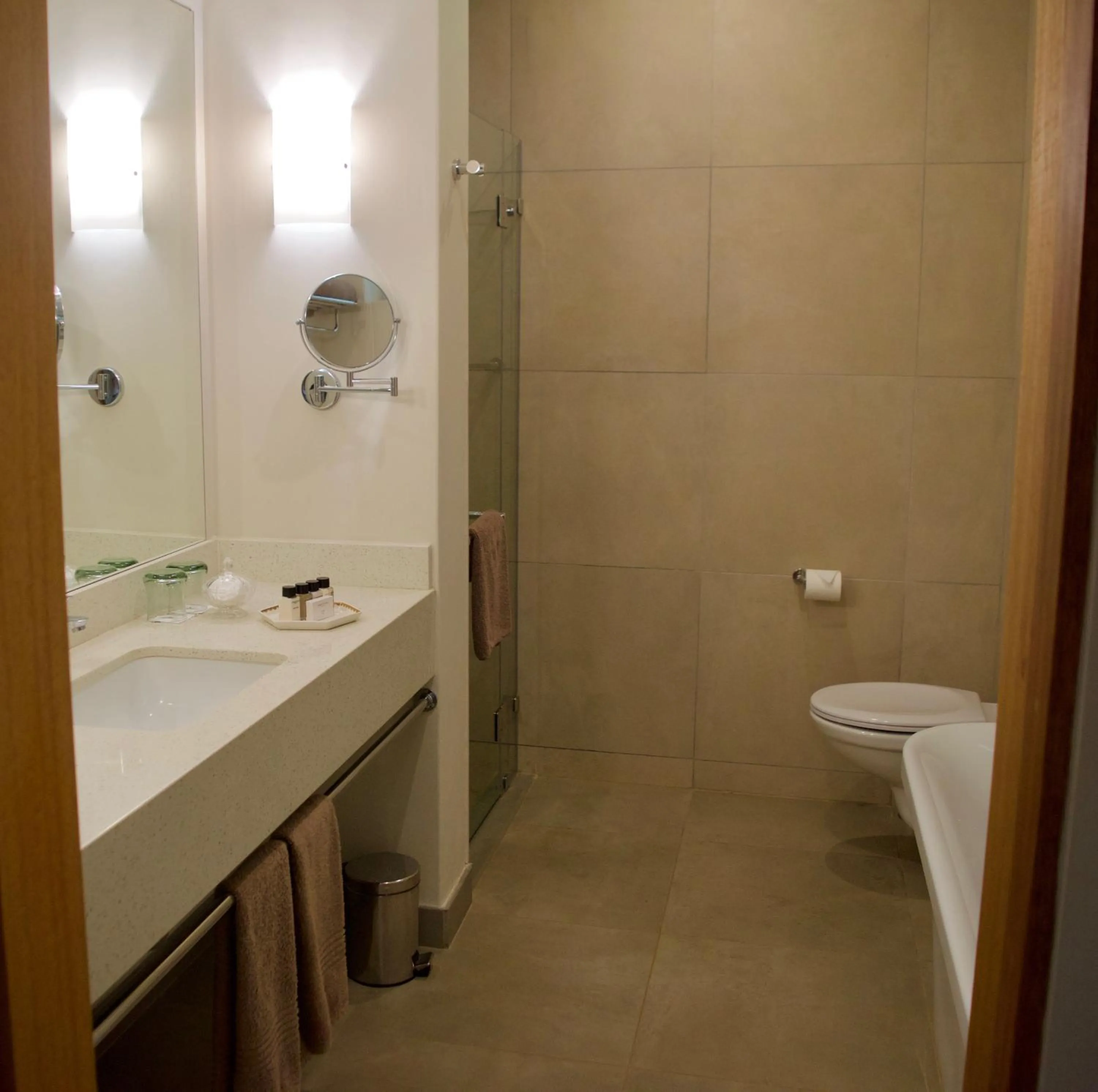 Shower in Ghost Mountain Inn