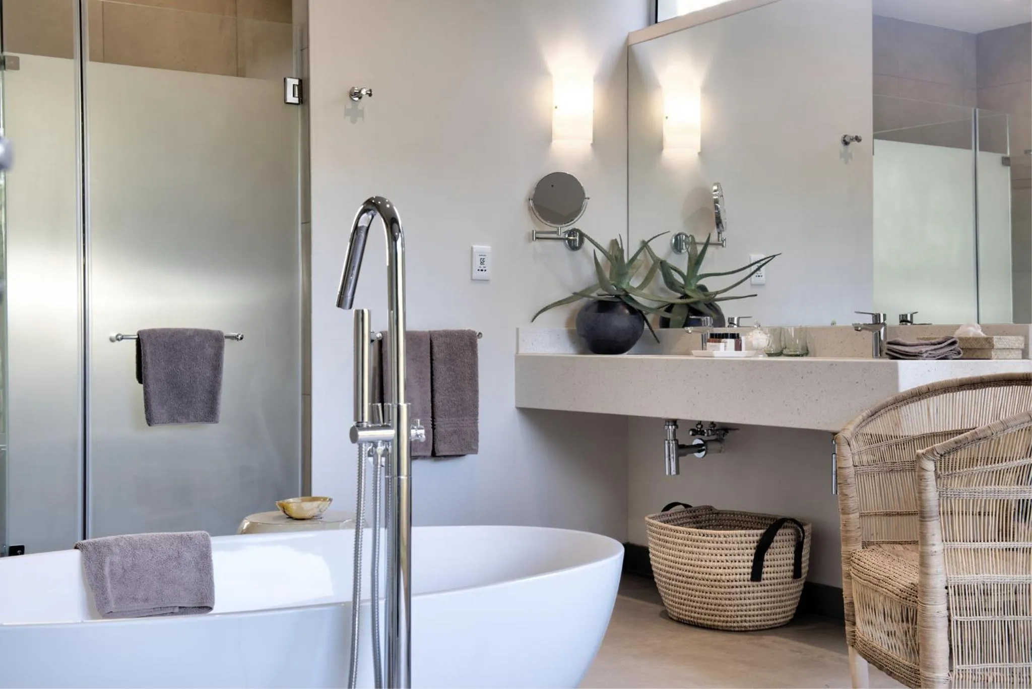 Shower in Ghost Mountain Inn