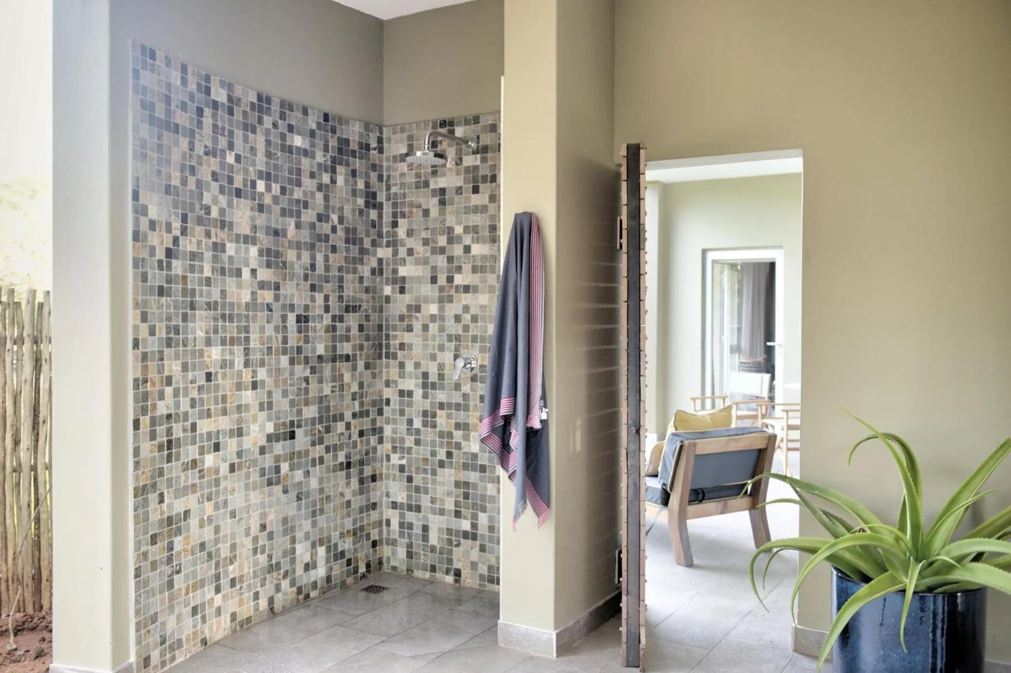 Shower in Ghost Mountain Inn