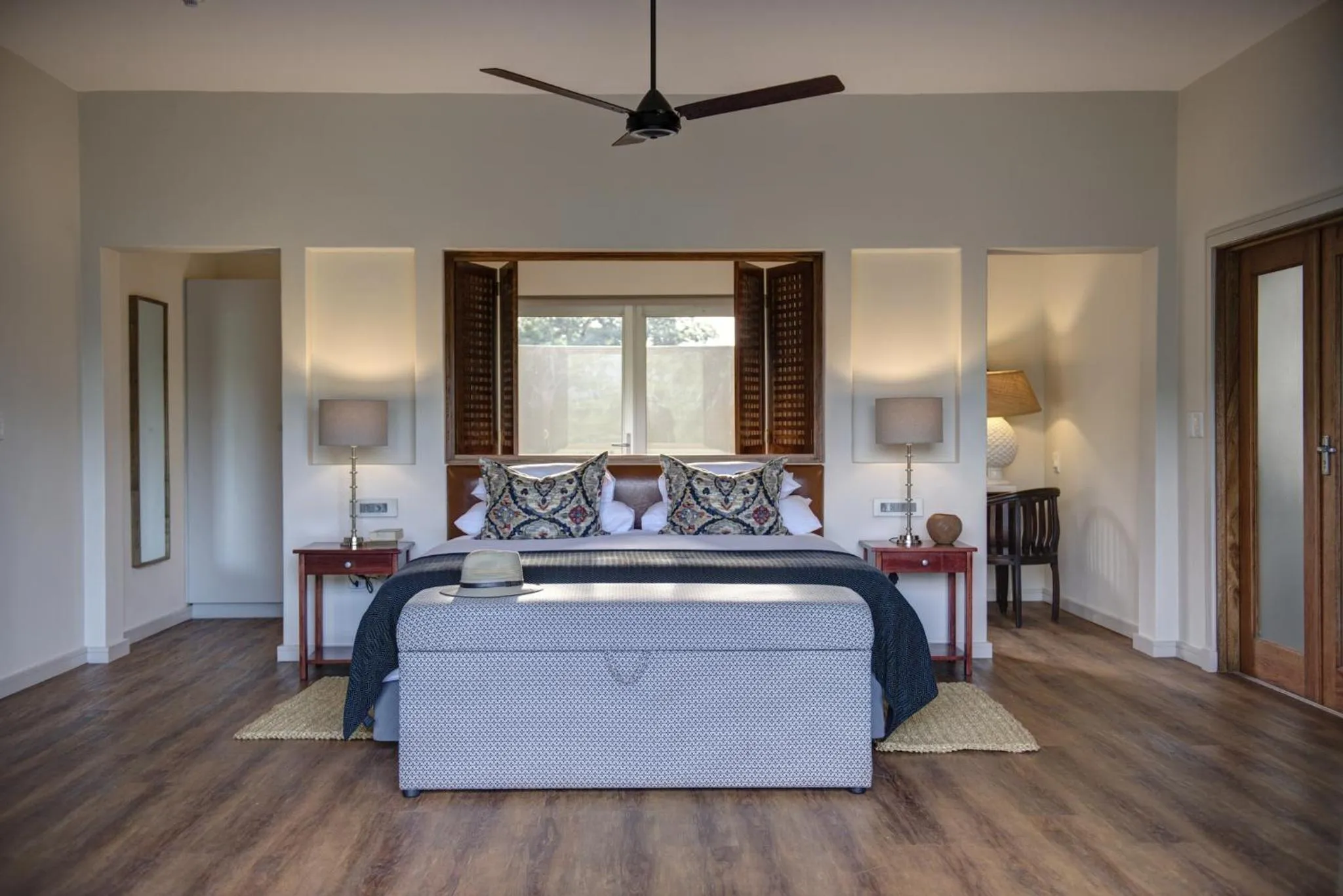 Bed in Ghost Mountain Inn