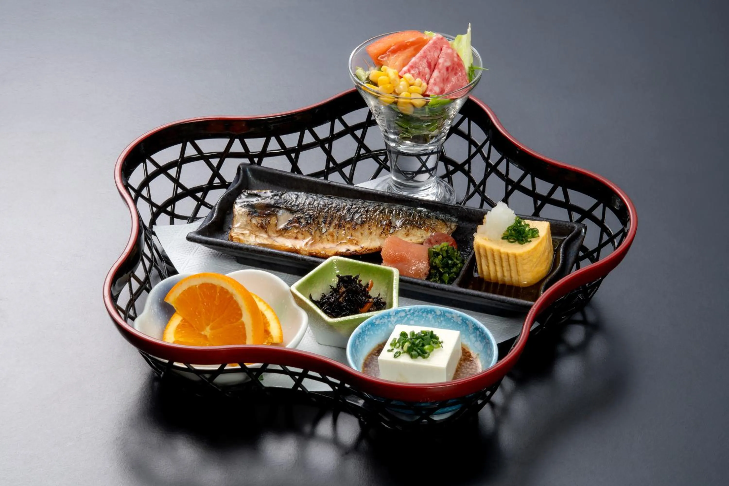 Breakfast in Sagayamato Onsen Hotel Amandi