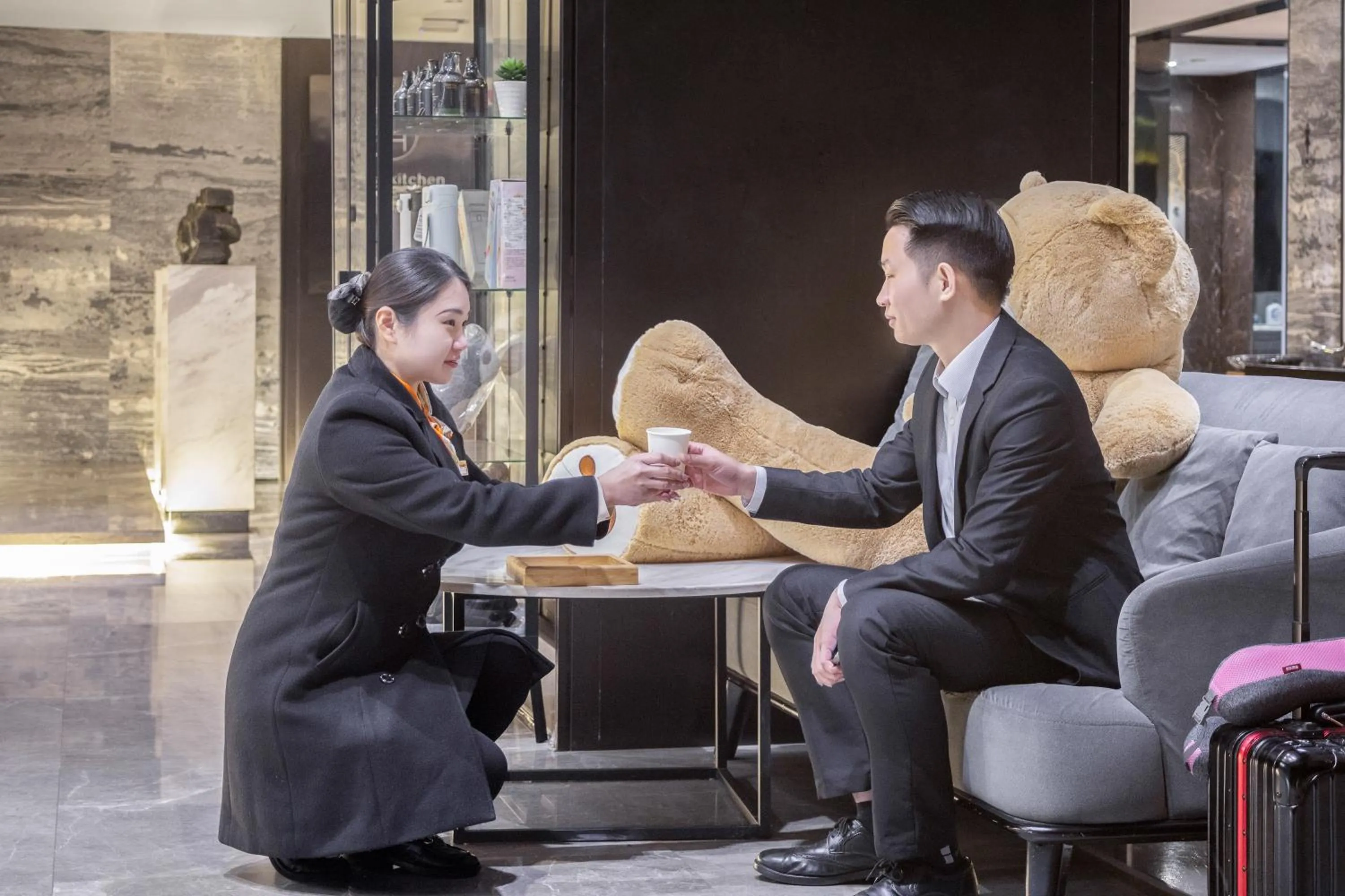 People in Zhonghao International Hotel