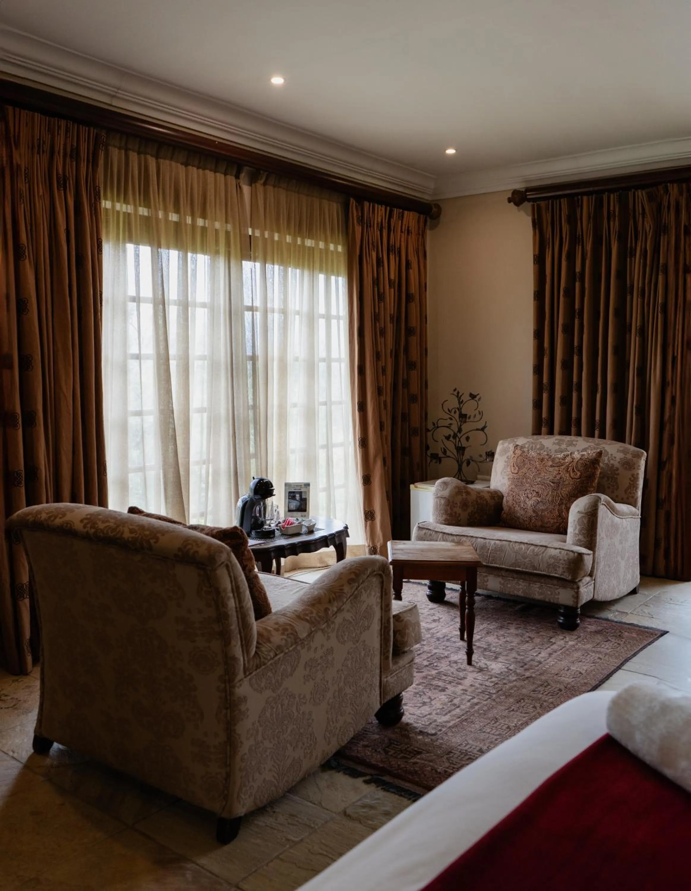 Seating area in Afrique Boutique Ruimsig