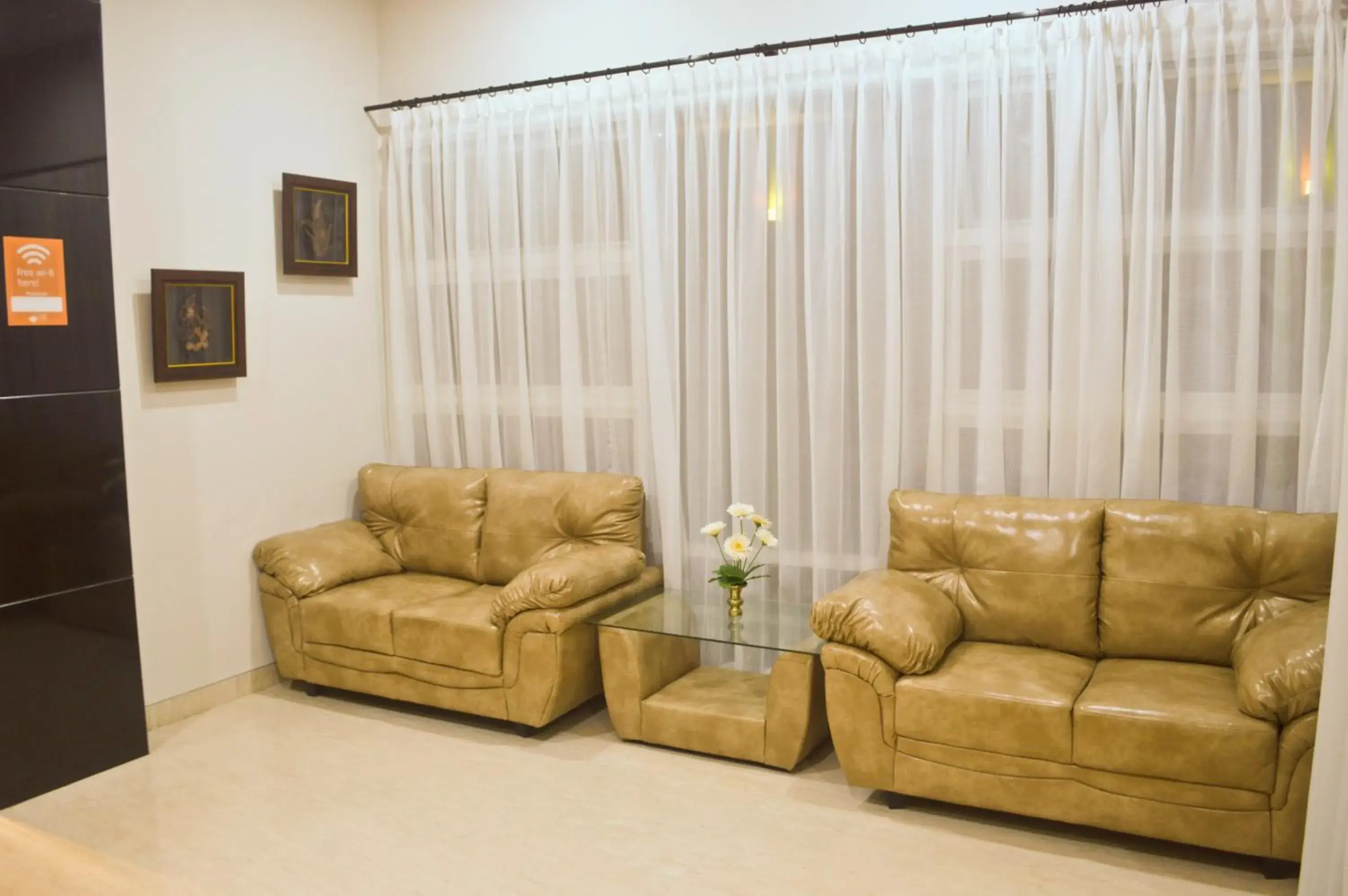 Living room in The Cabin Tanjung Hotel Wonosobo Living room in The Cabin Tanjung Hotel Wonosobo