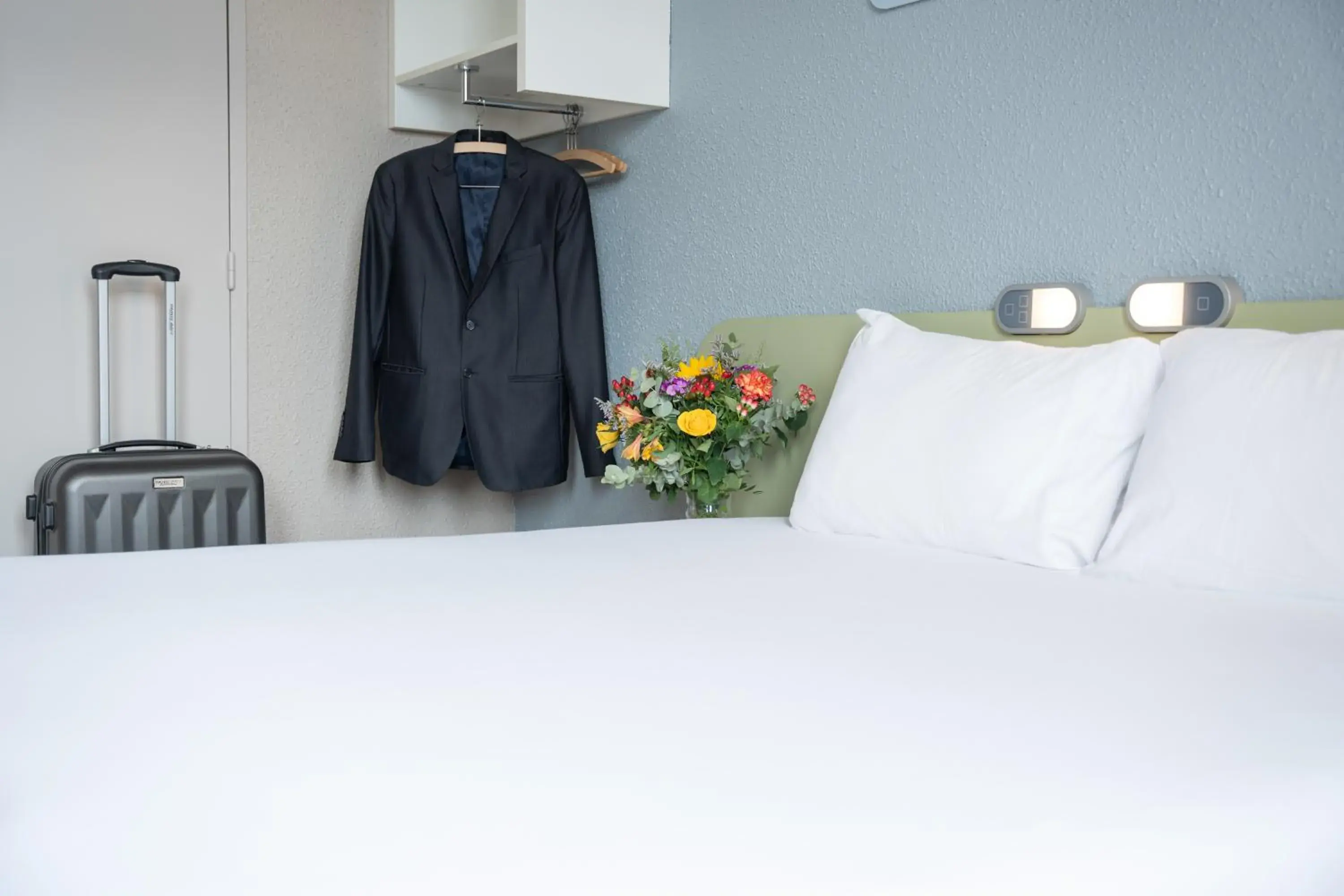 Bed in ibis budget Le Mans Centre Bed in ibis budget Le Mans Centre