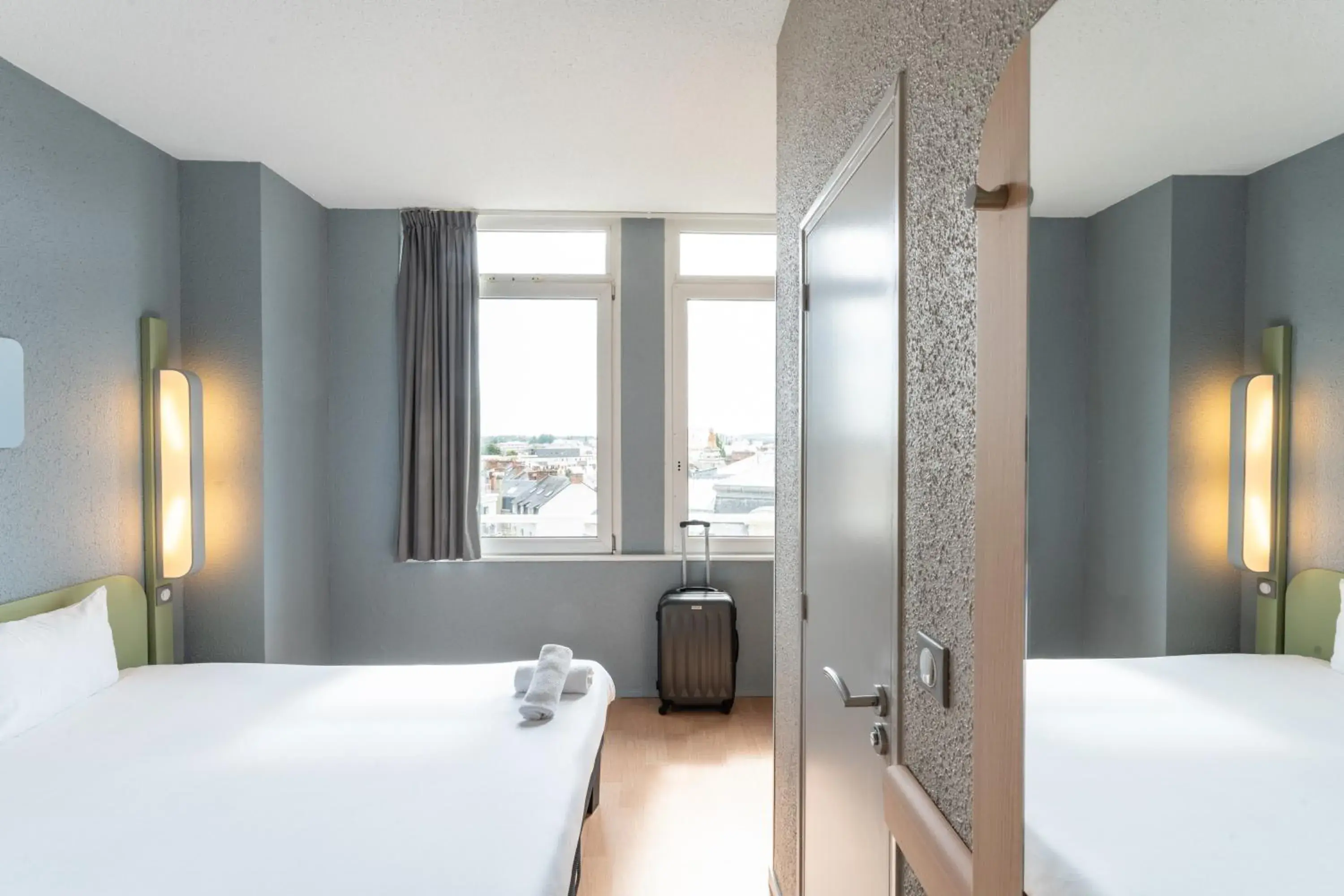 Bed in ibis budget Le Mans Centre Bed in ibis budget Le Mans Centre