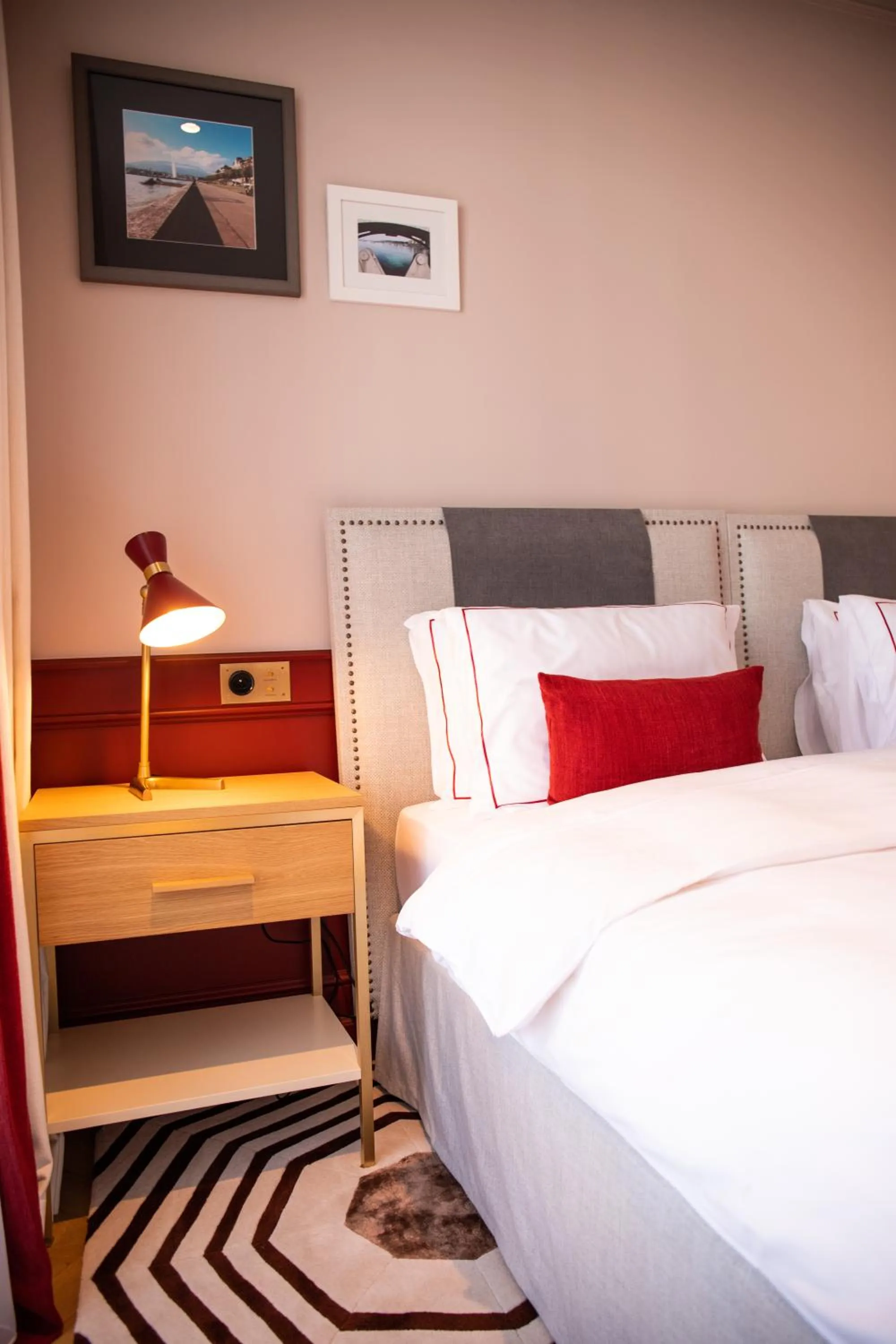 Bedroom, Bed in Hôtel Longemalle