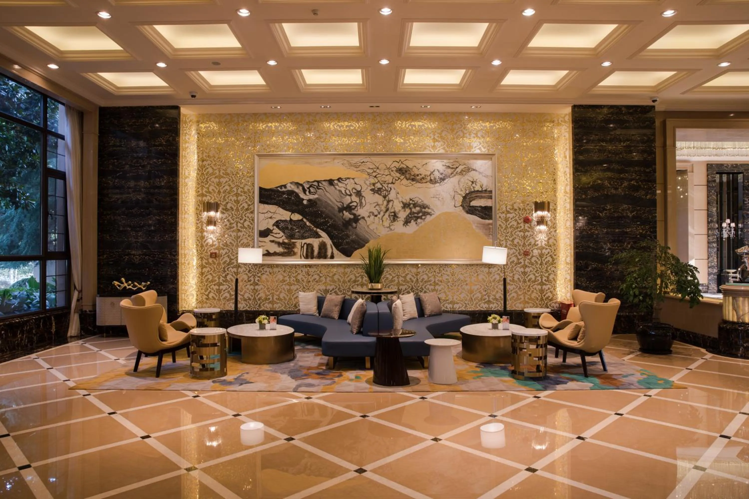 Seating area in Chateau Star River Pudong Shanghai